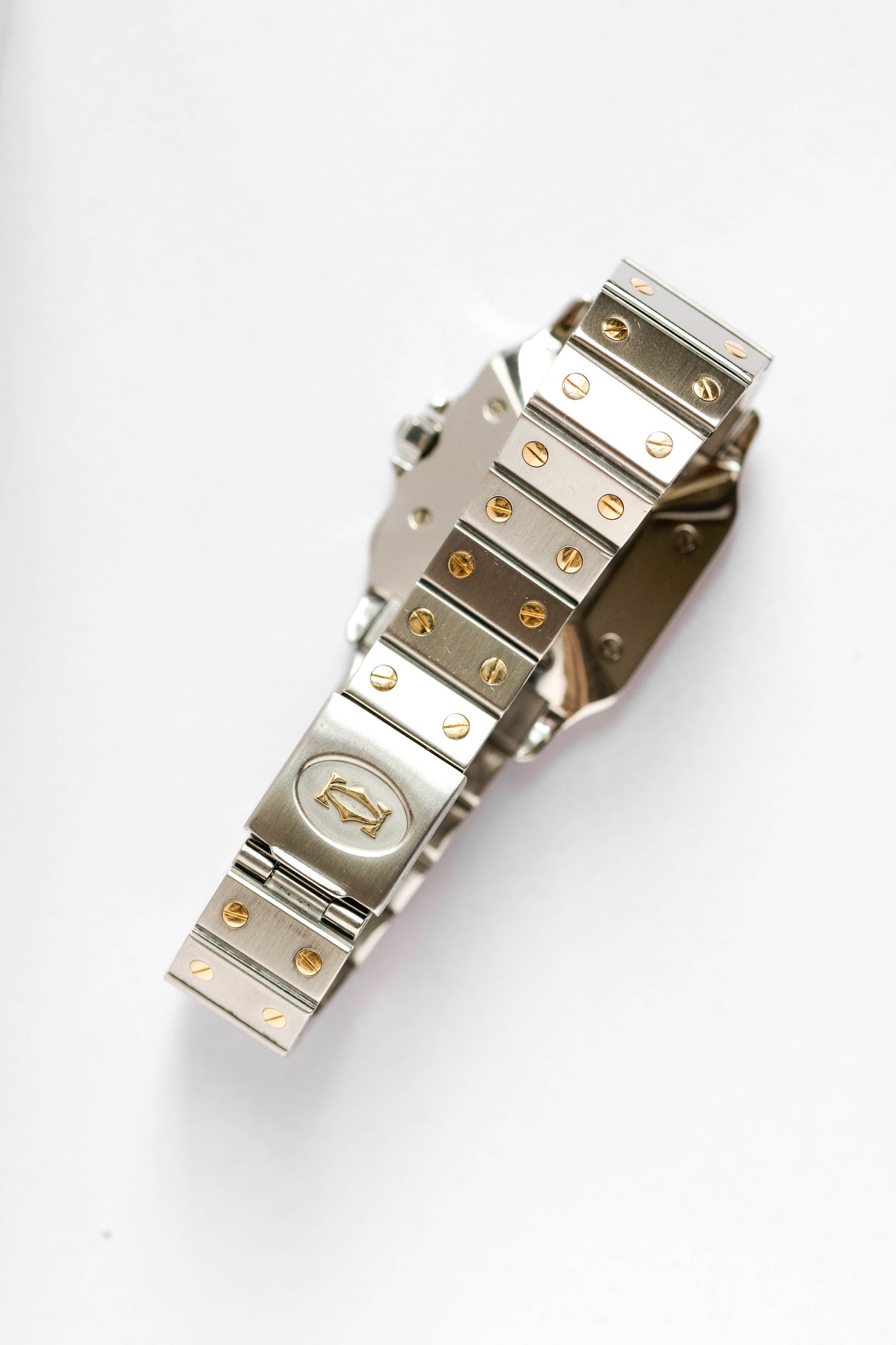 Cartier Santos GM gold & steel