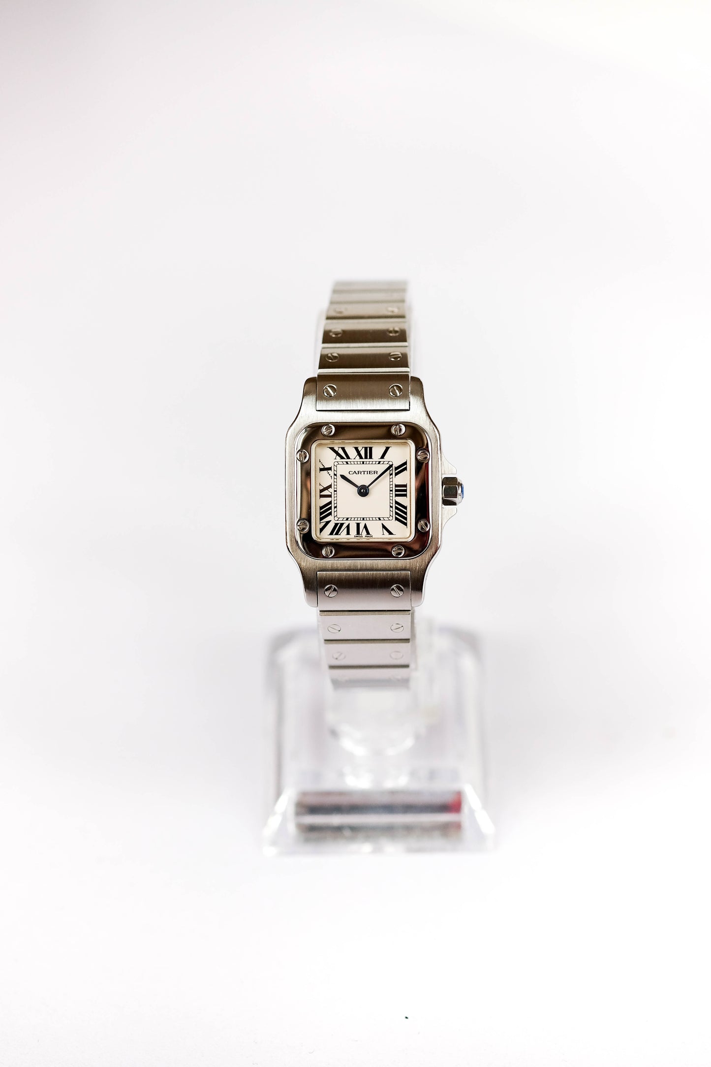 Cartier Santos Galbée steel - small