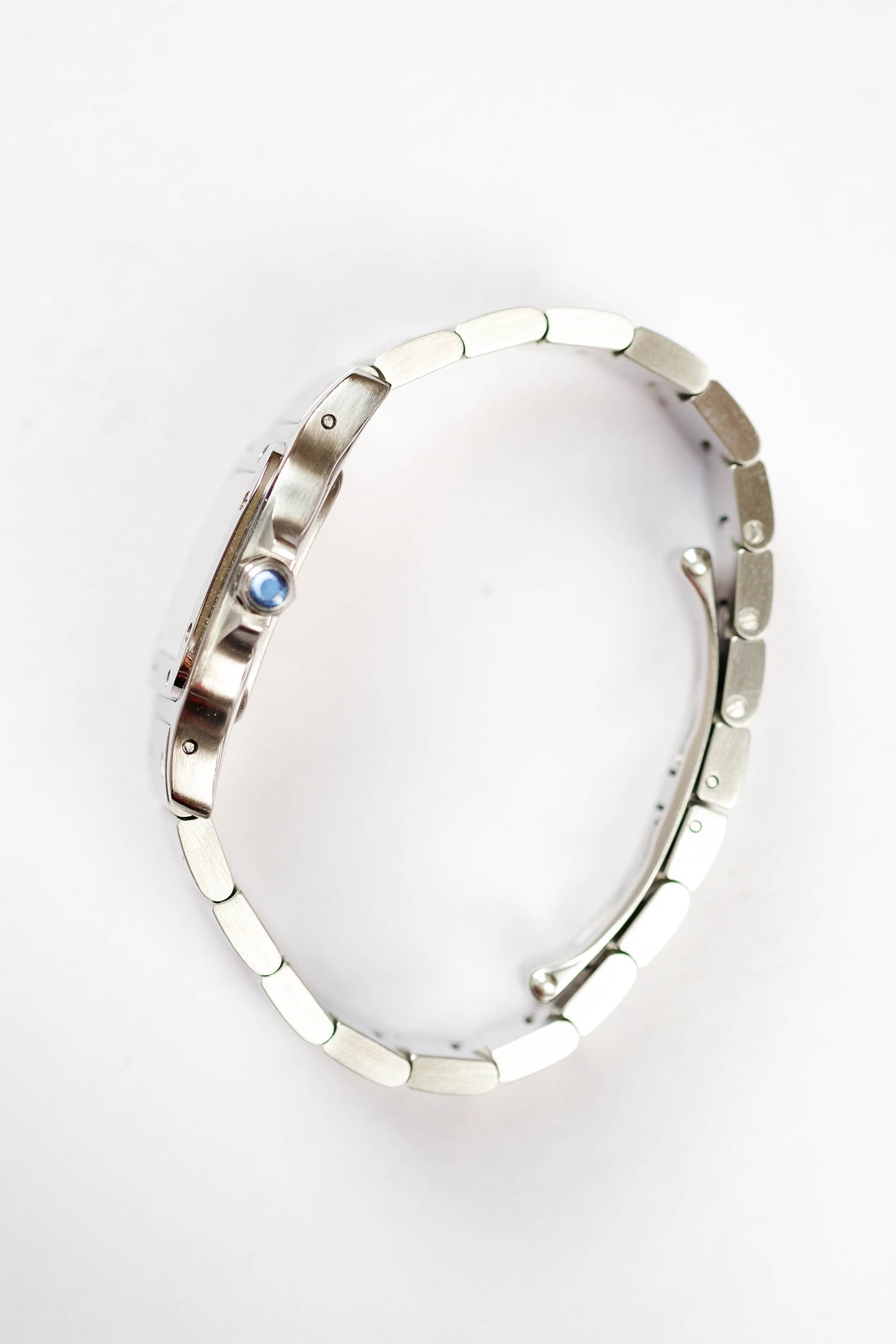 Cartier Santos galbée acier - small