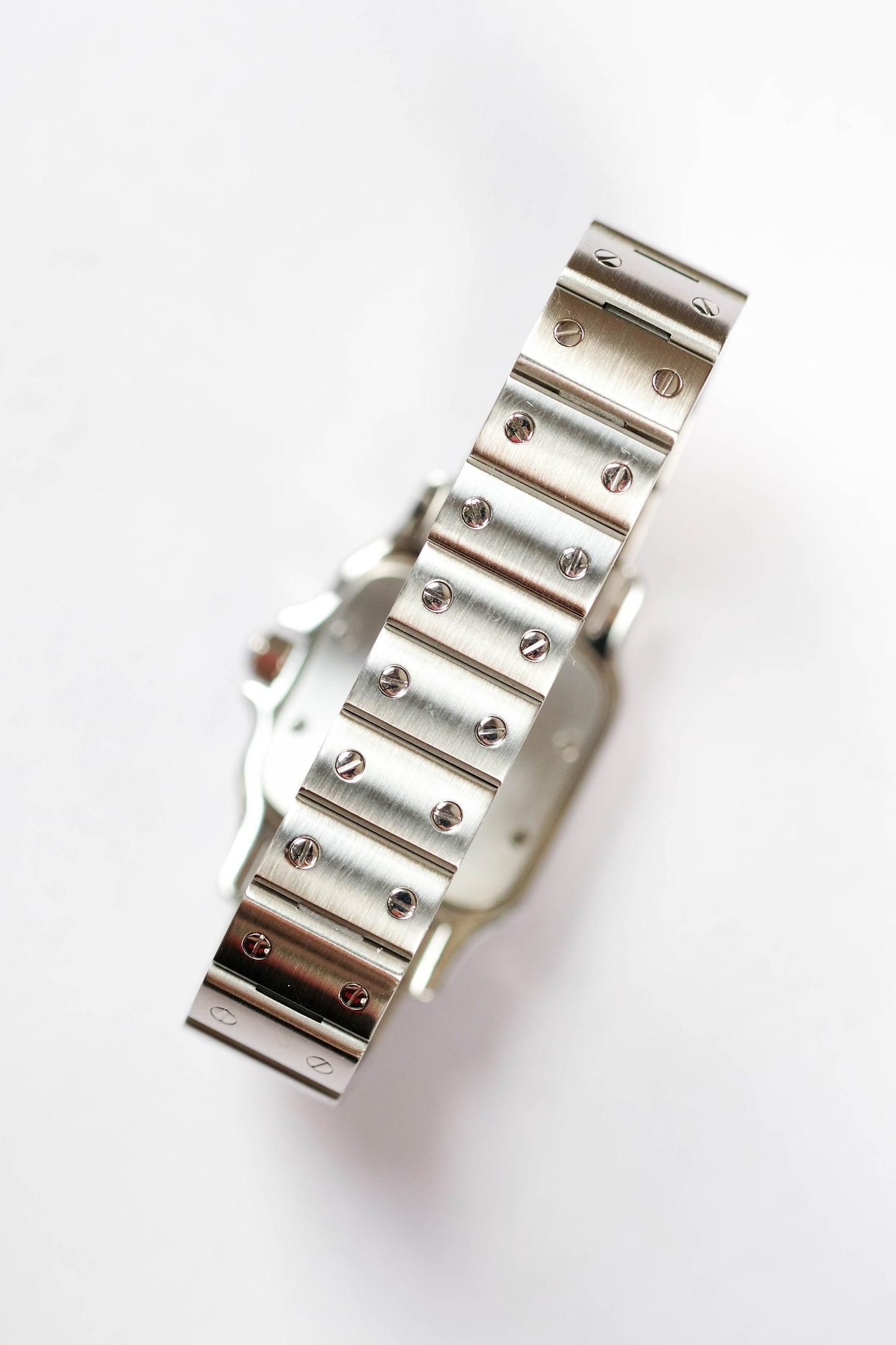 Cartier Santos galbée acier - small