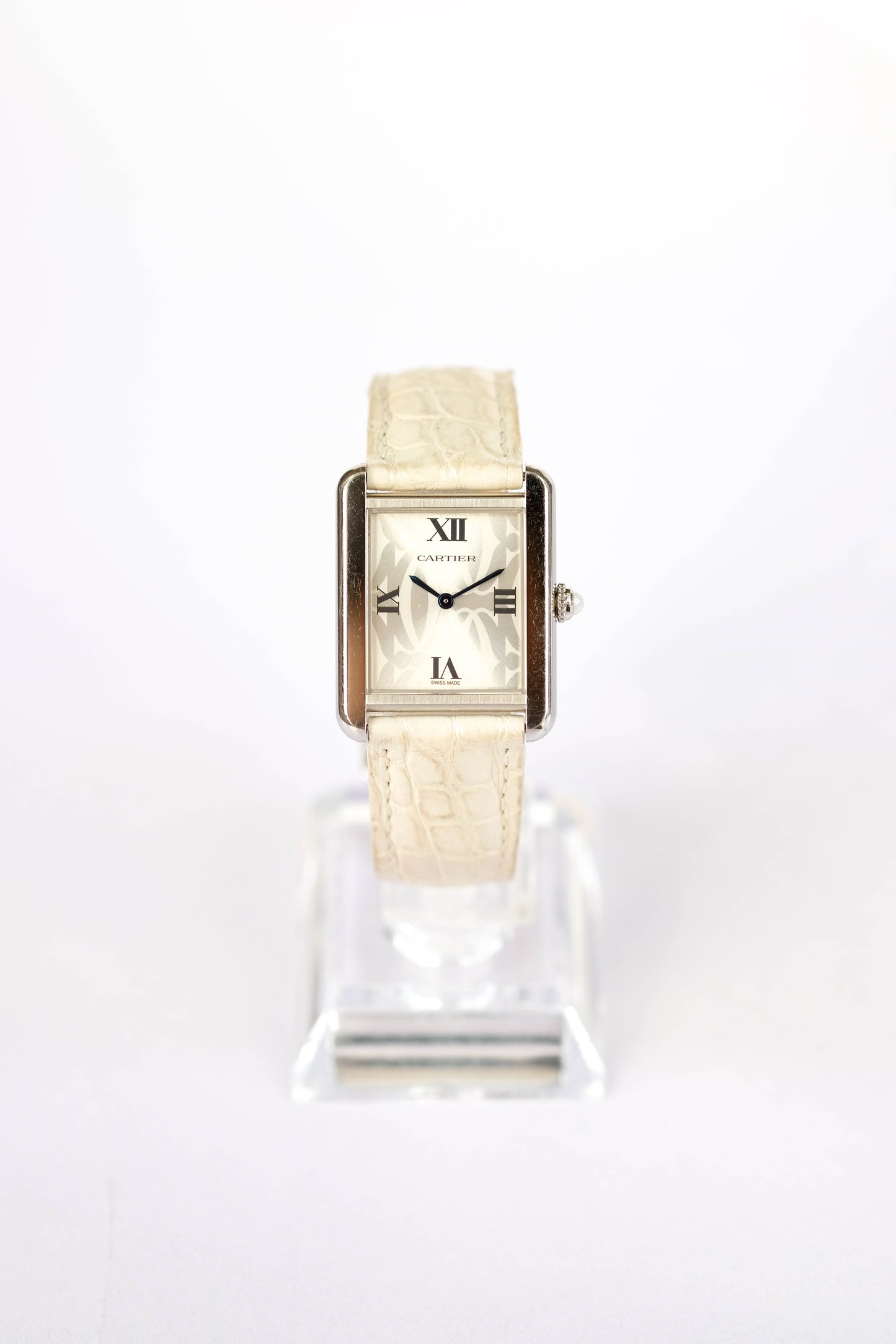 Cartier Tank Solo "siglée" Acier - 2008 (full set)