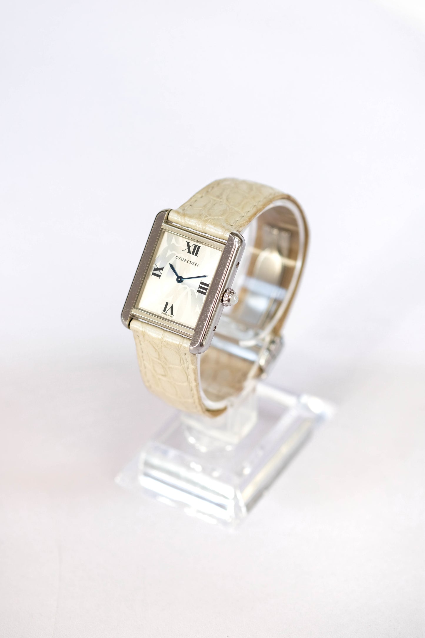 Cartier Tank Solo "siglée" Acier - 2008 (full set)
