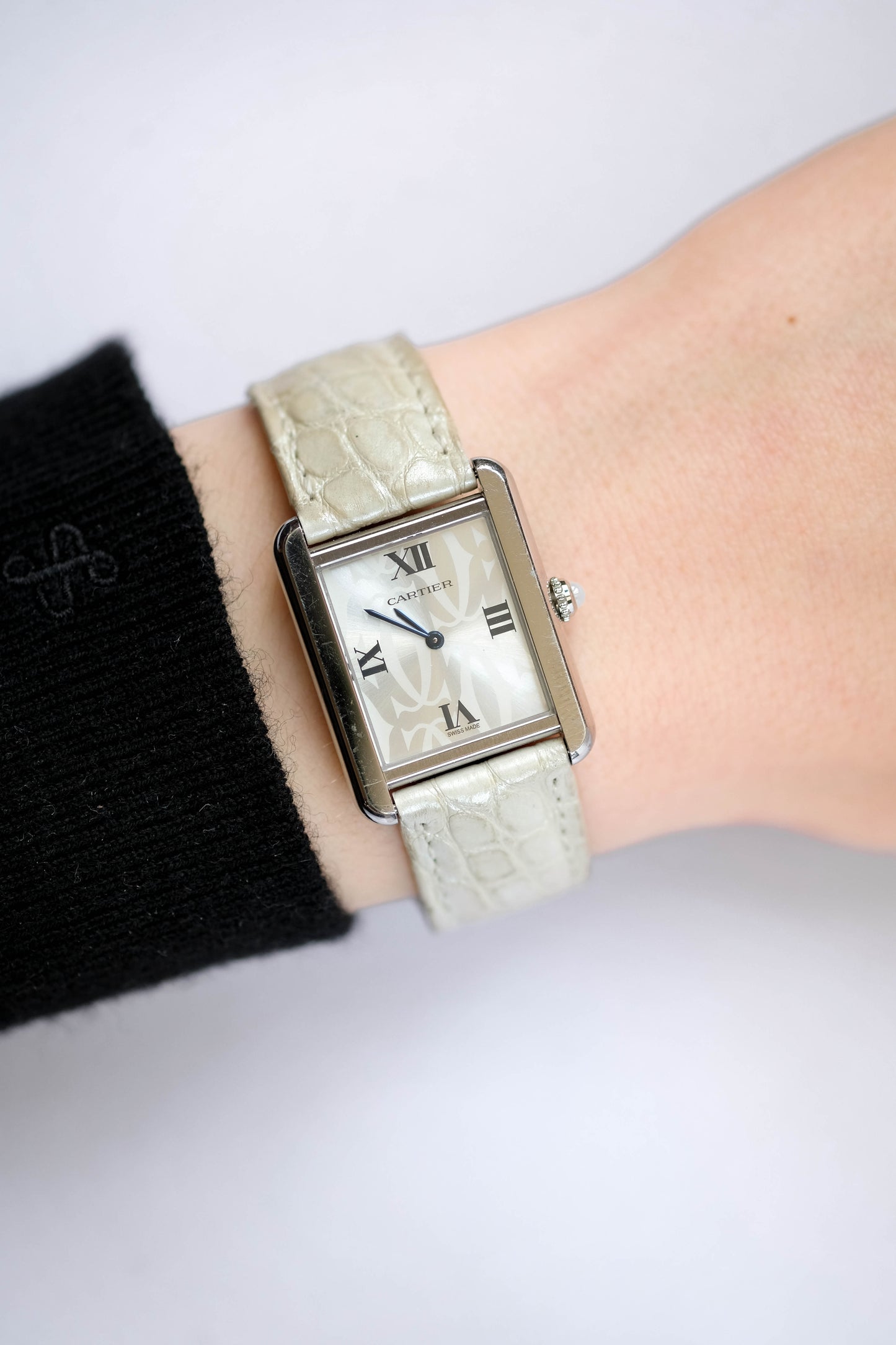 Cartier Tank Solo "siglée" Acier - 2008 (full set)