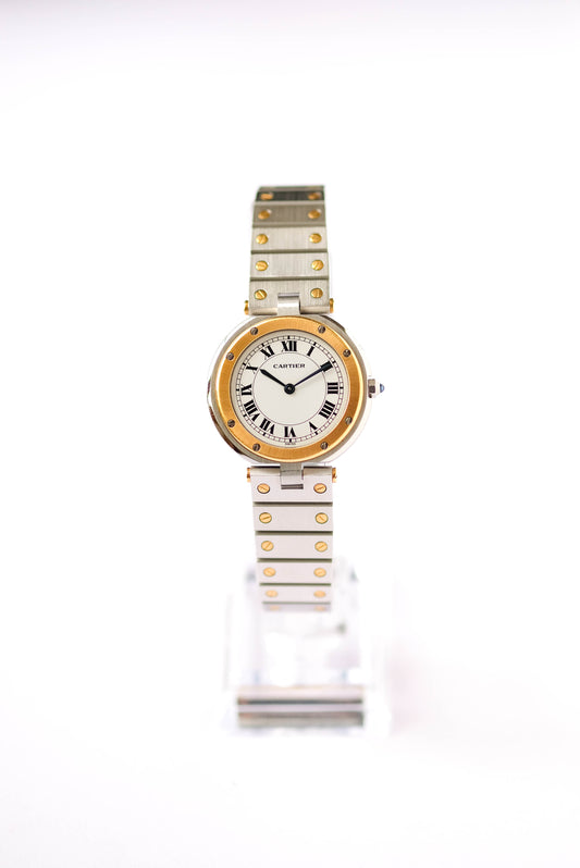 Cartier Santos "Vendôme" - Gold and Steel - Full set - 1989