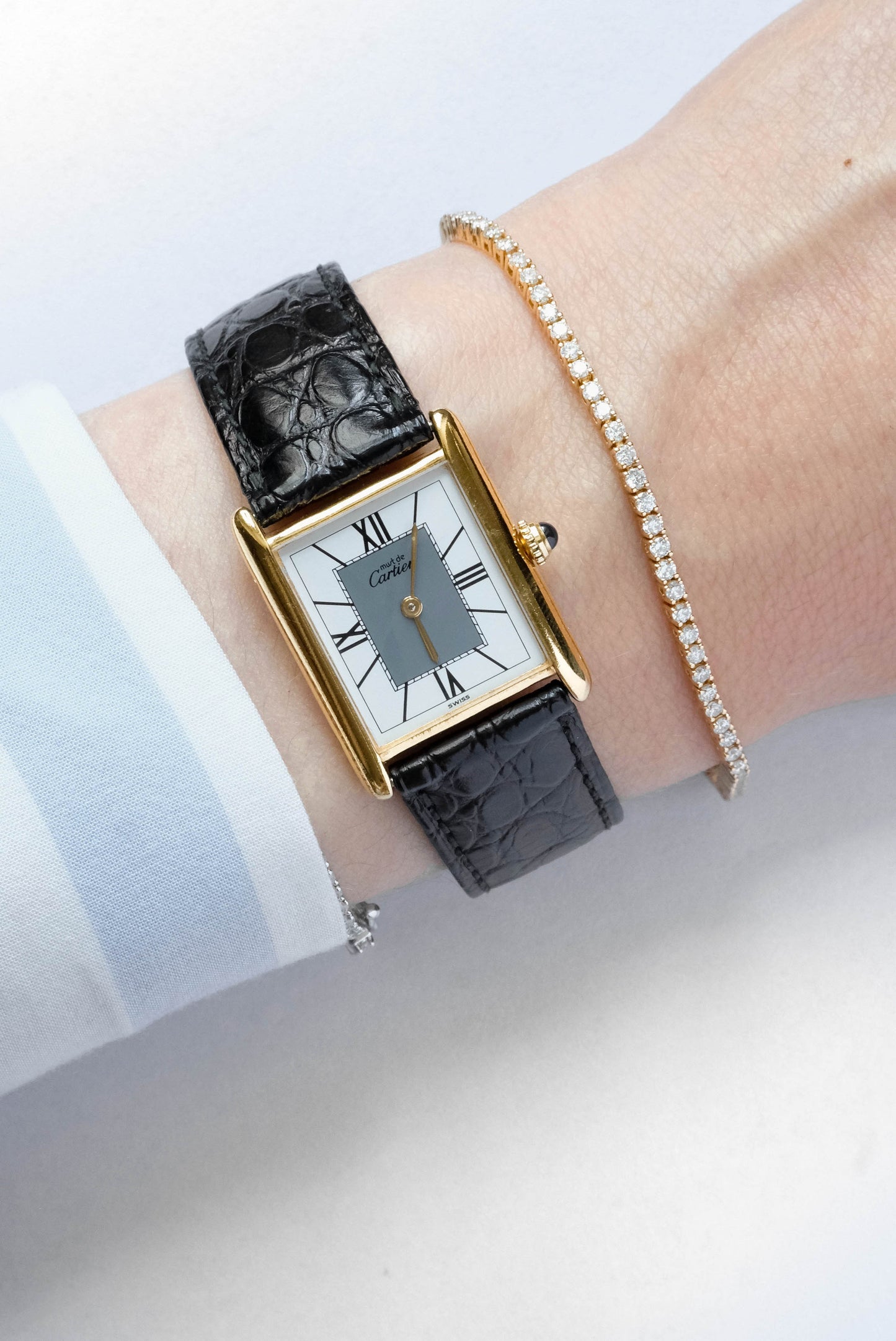 Cartier Tank Must "Art Deco" Gray