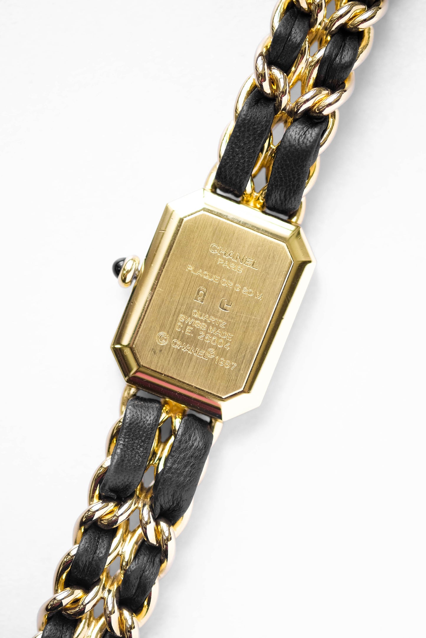 Chanel Première - Plaquée or & cuir - L