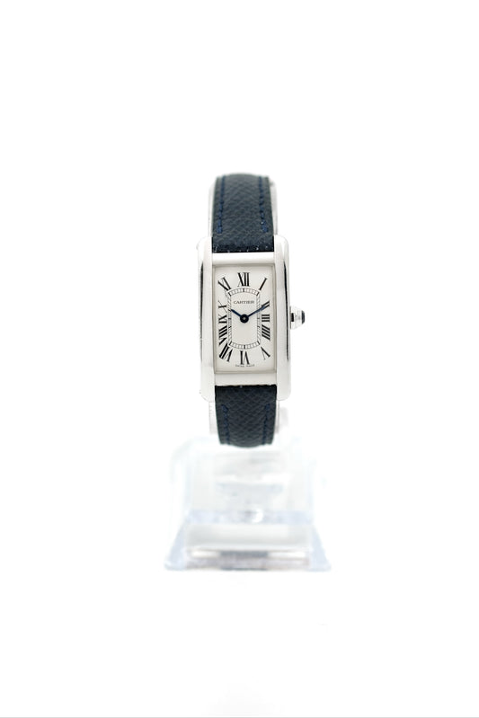 Cartier Tank Américaine Lady Or blanc - ref. 2489 - 2014 (full set)