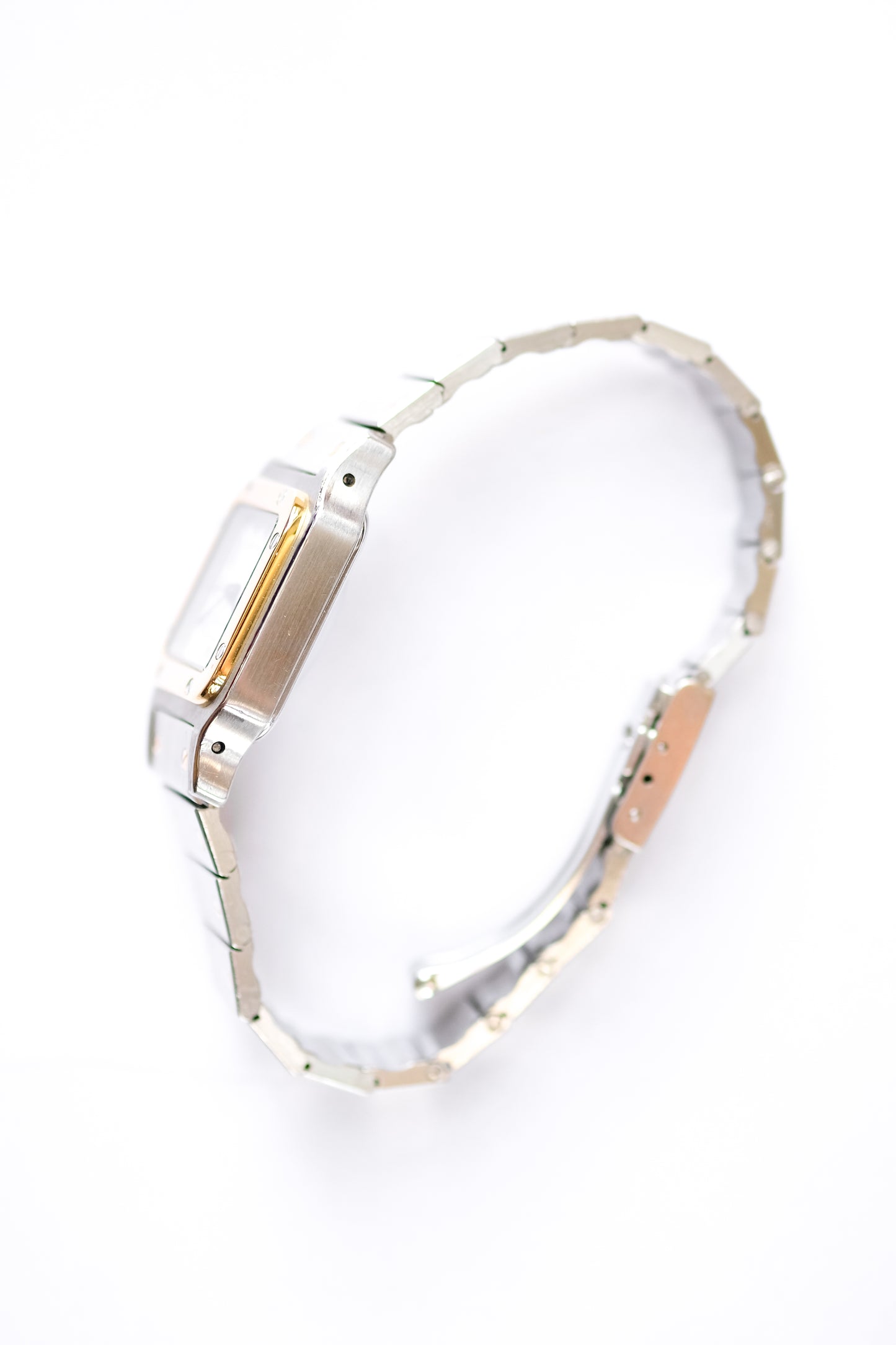 Cartier Santos Lady automatique - or et acier