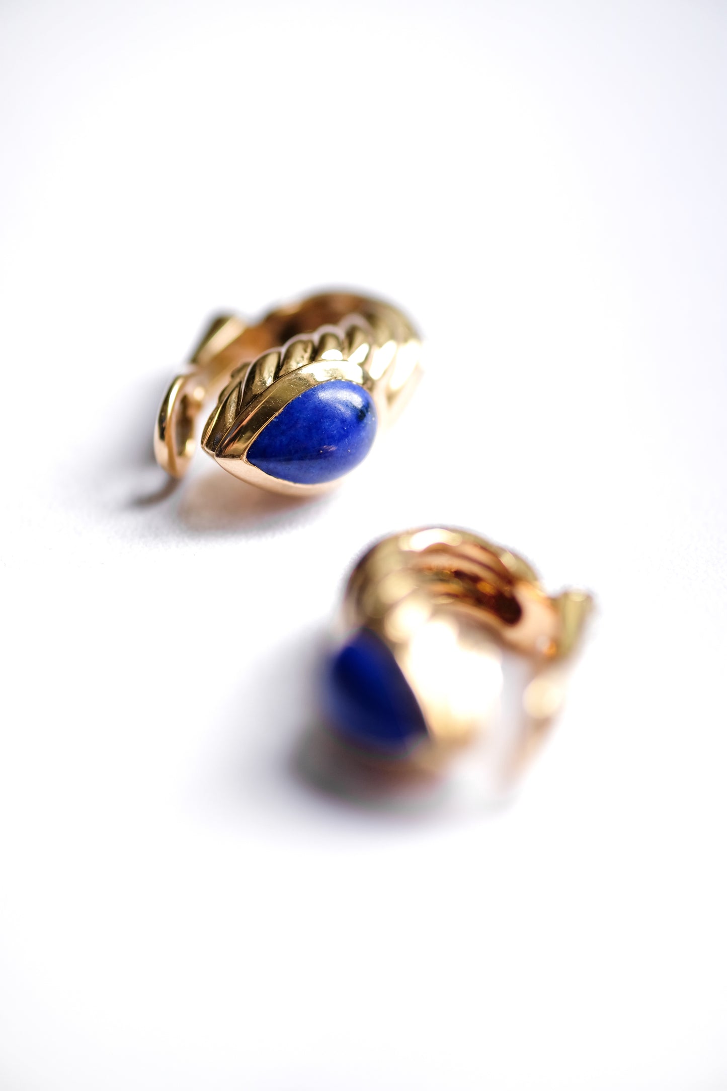 Boucheron Boucles d'Oreilles Serpent Bohème Lapis-lazuli