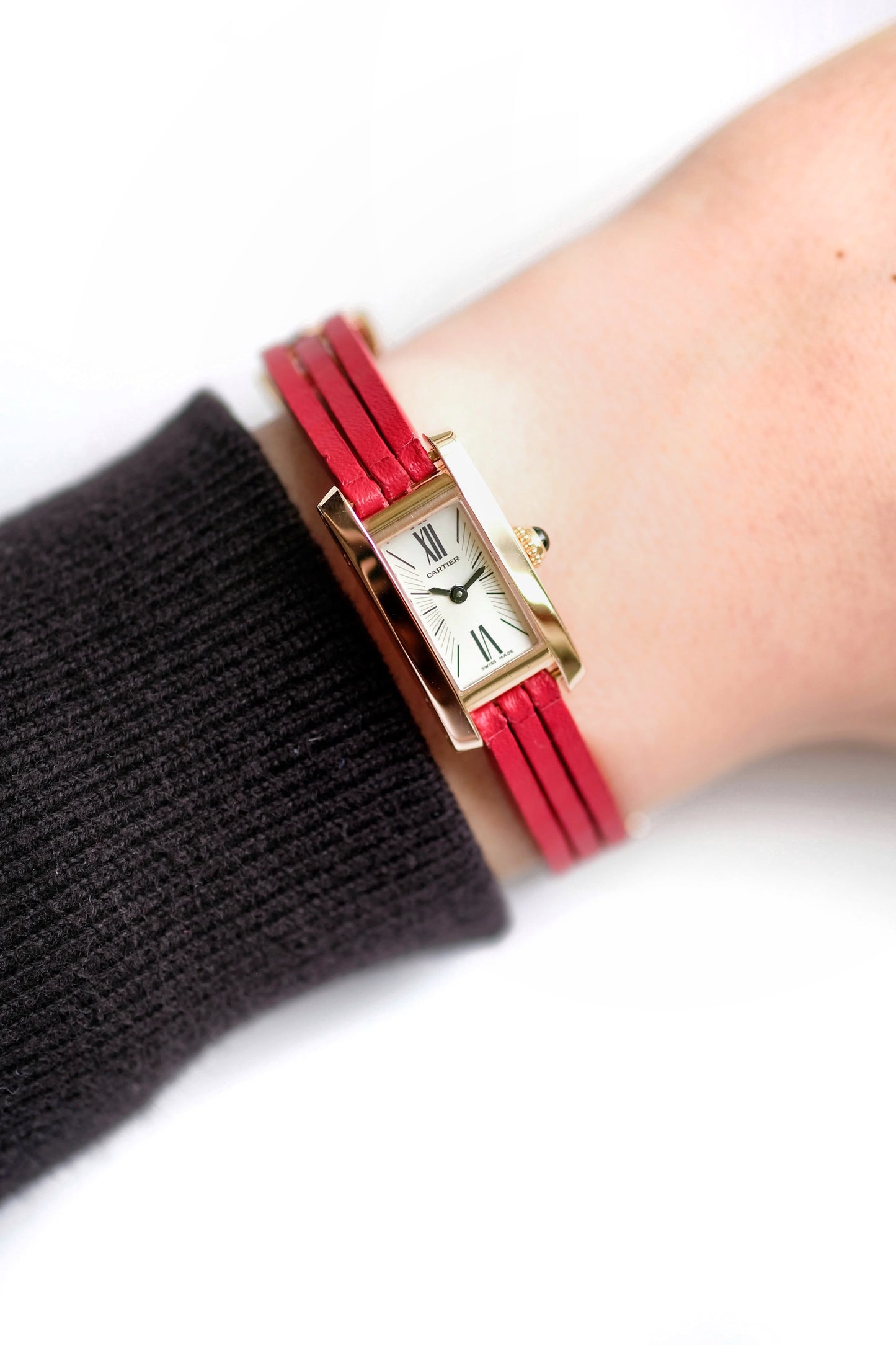 Cartier Tank Mini Allongée - Pink gold - c. 2005