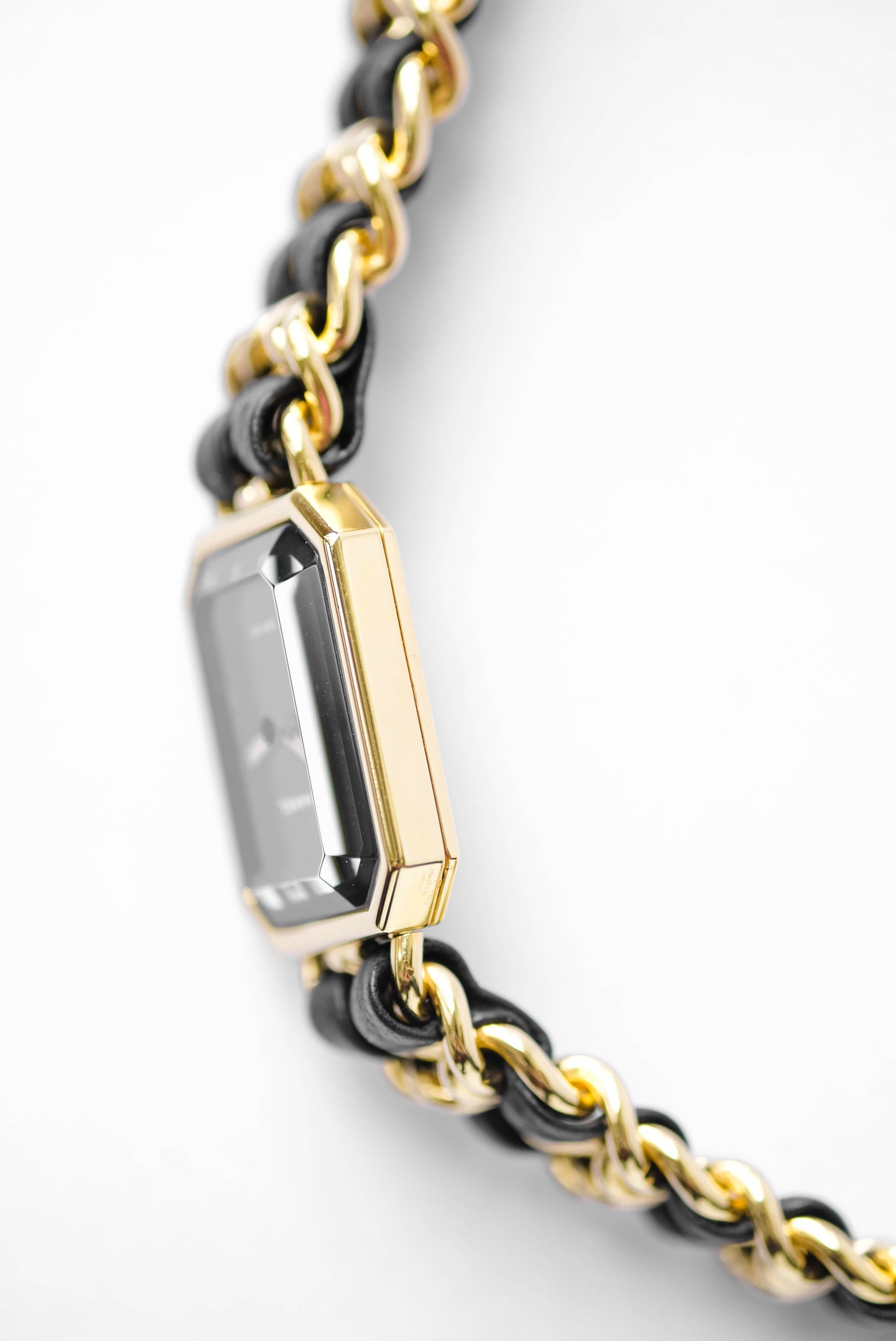 Chanel Première - Plaquée or & cuir - L