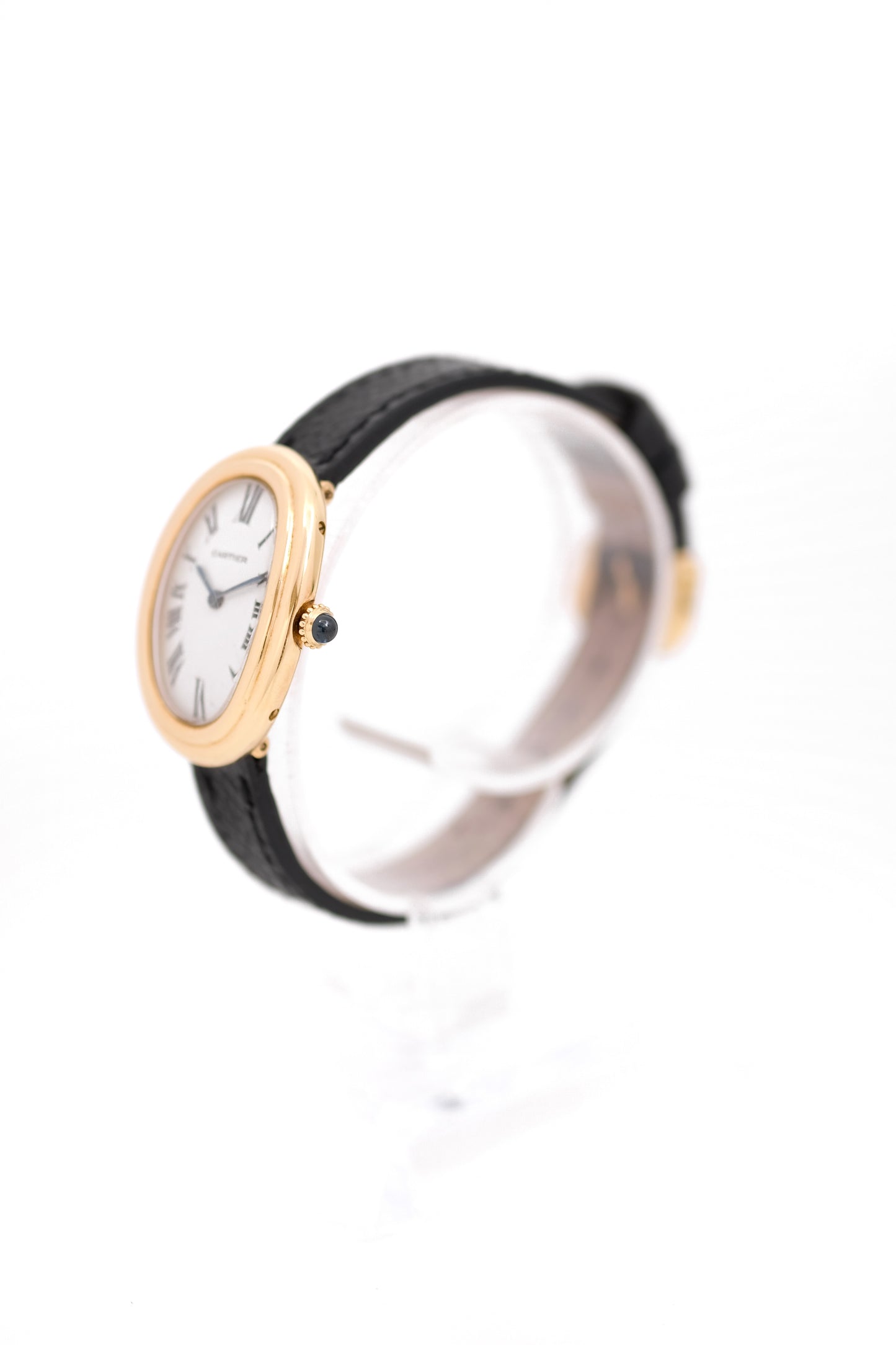 Cartier Baignoire "Double Godron" Yellow gold - ref. 78094 - Mechanical - c. 1980