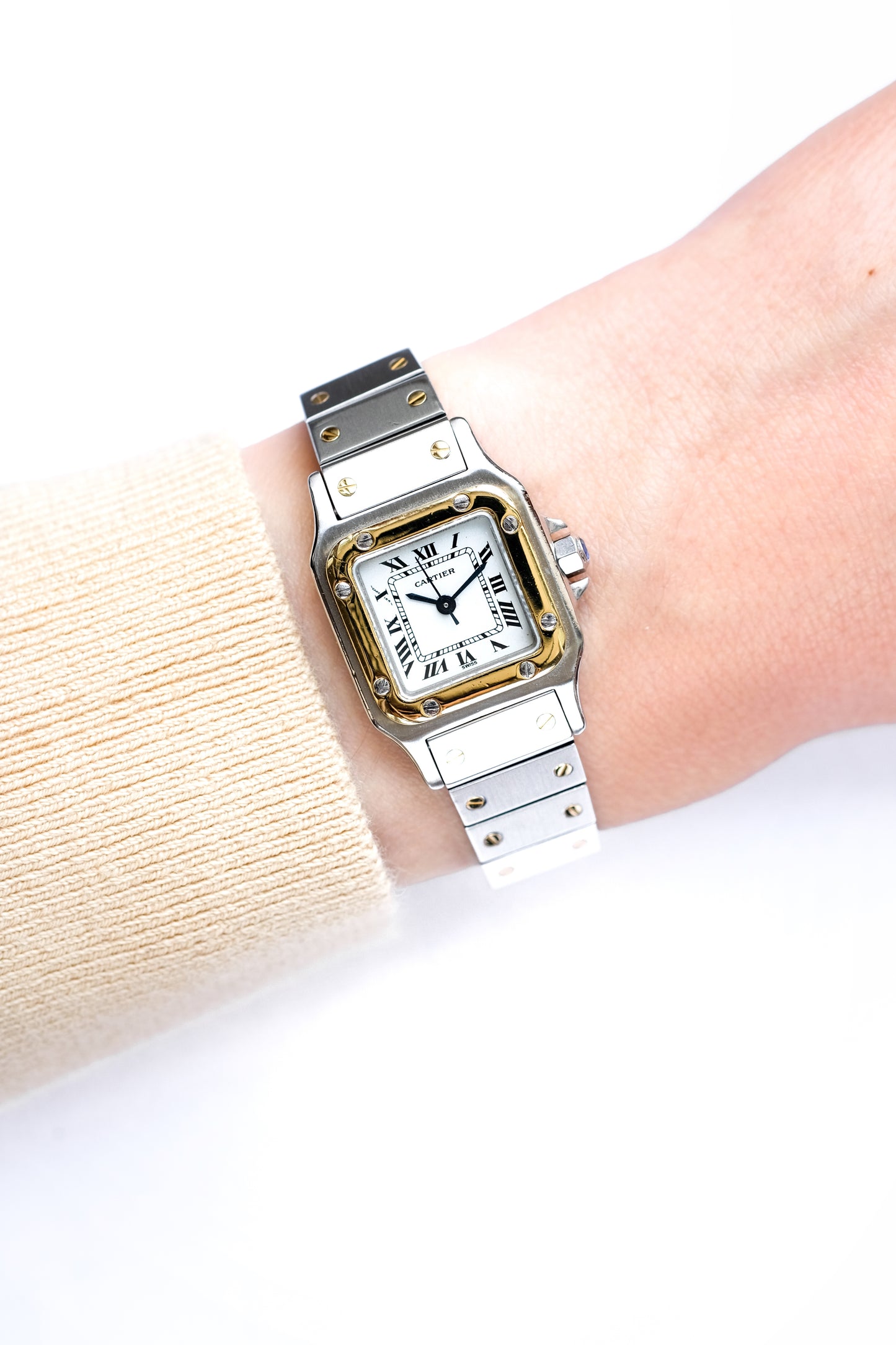 Cartier Santos Lady Automatique Or et Acier - v. 1990