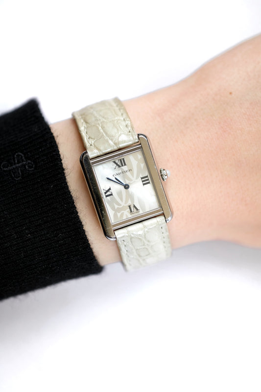 Cartier Tank Solo "signed" Steel - 2008 (full set)