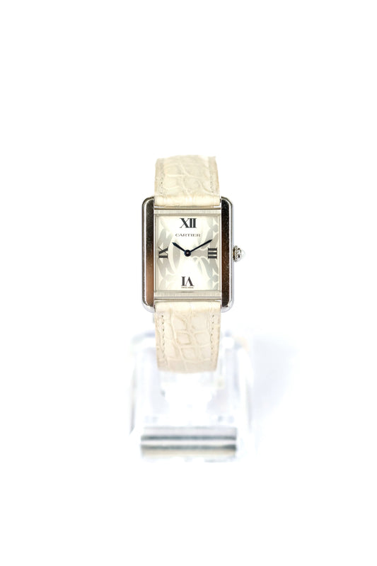 Cartier Tank Solo "signed" Steel - 2008 (full set)