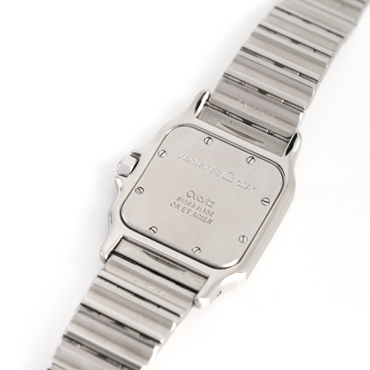 Cartier Santos Galbée Moonphase Large - Gold & Steel - c. 1990 (full set)