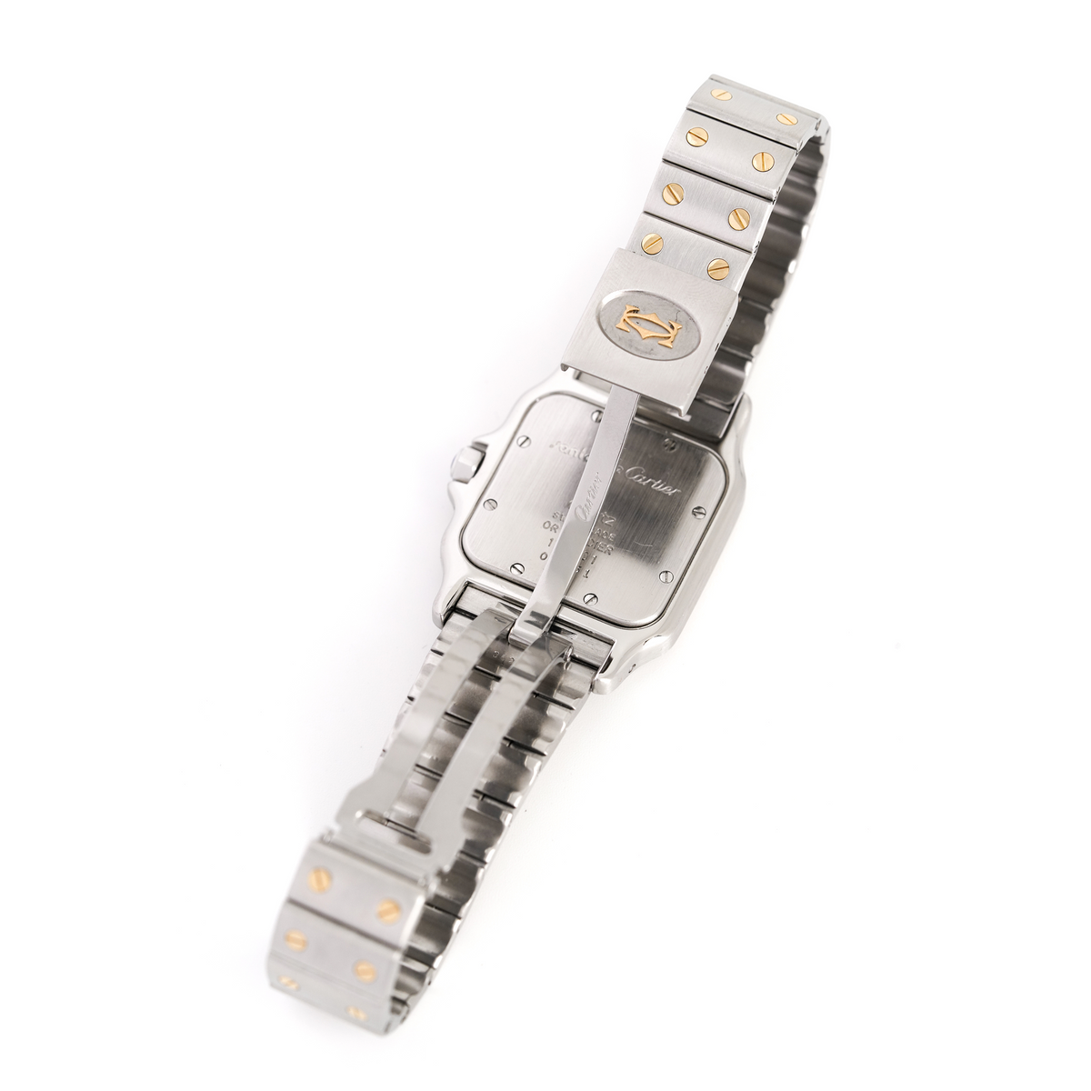 Cartier Santos Galbée Moonphase Large - Gold & Steel - c. 1990 (full set)