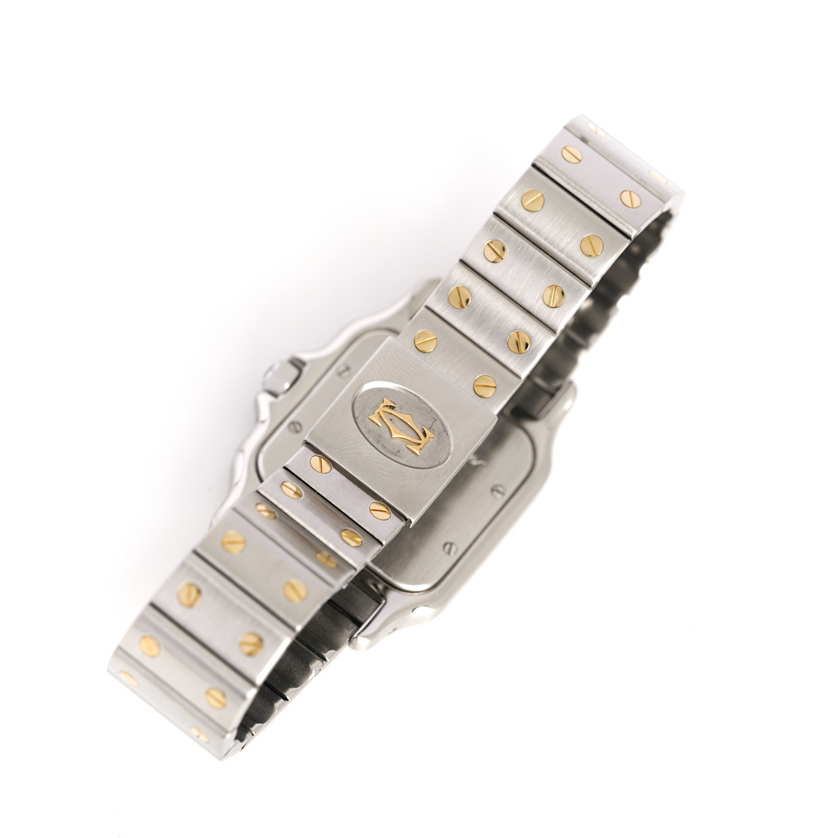 Cartier Santos Galbée Moonphase Large - Gold & Steel - c. 1990 (full set)