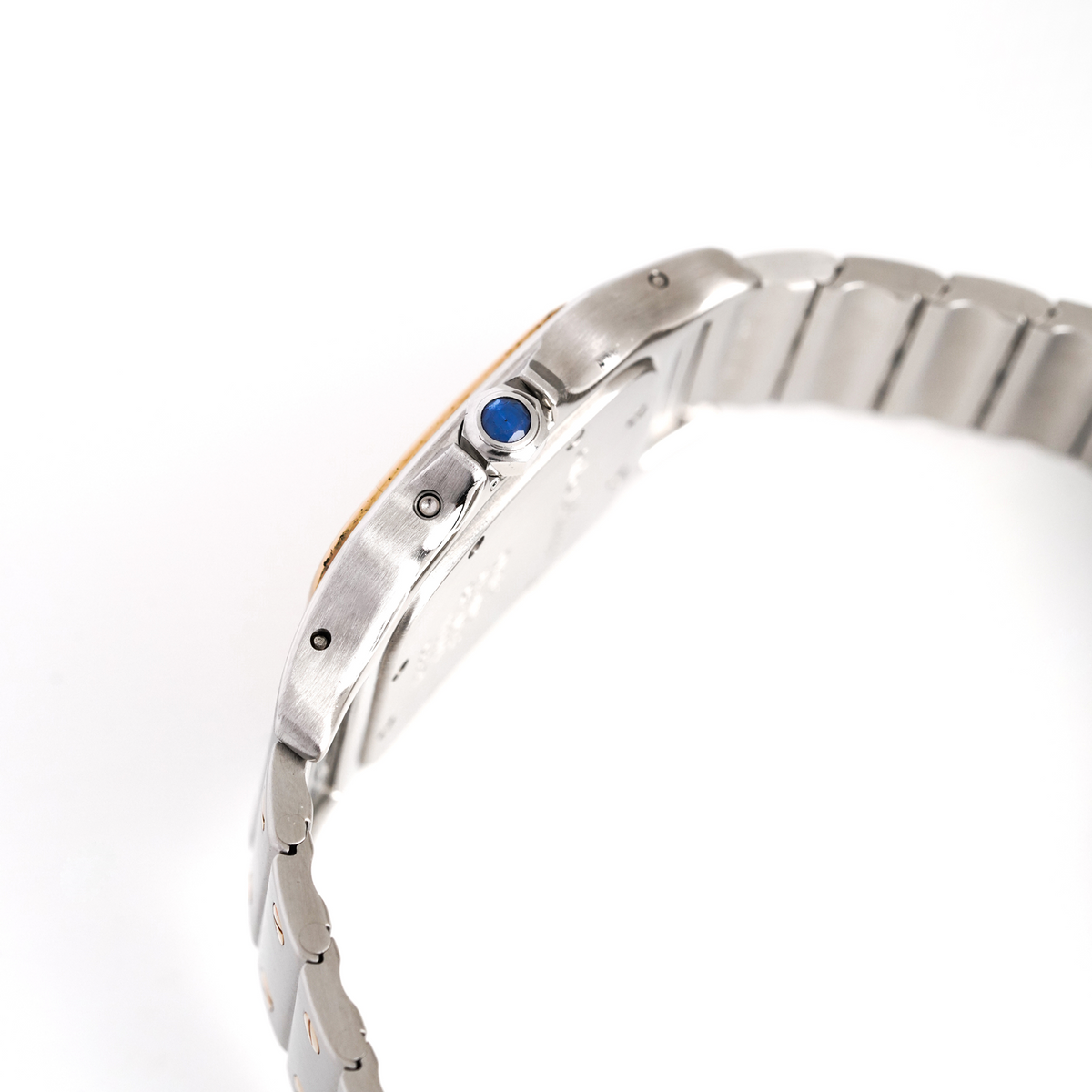 Cartier Santos Galbée Moonphase Large - Gold & Steel - c. 1990 (full set)