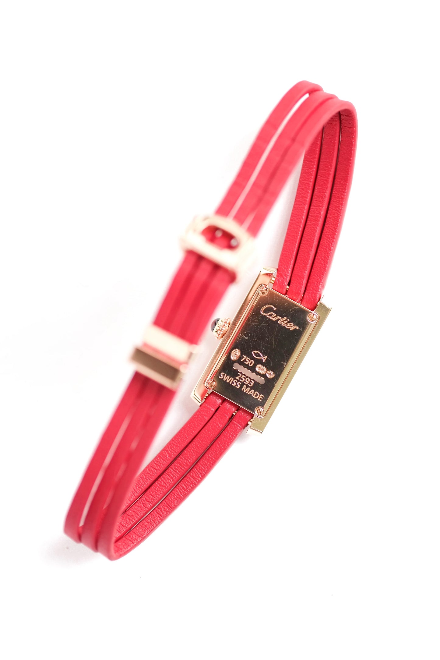 Cartier Tank Mini Allongée - Pink gold - c. 2005