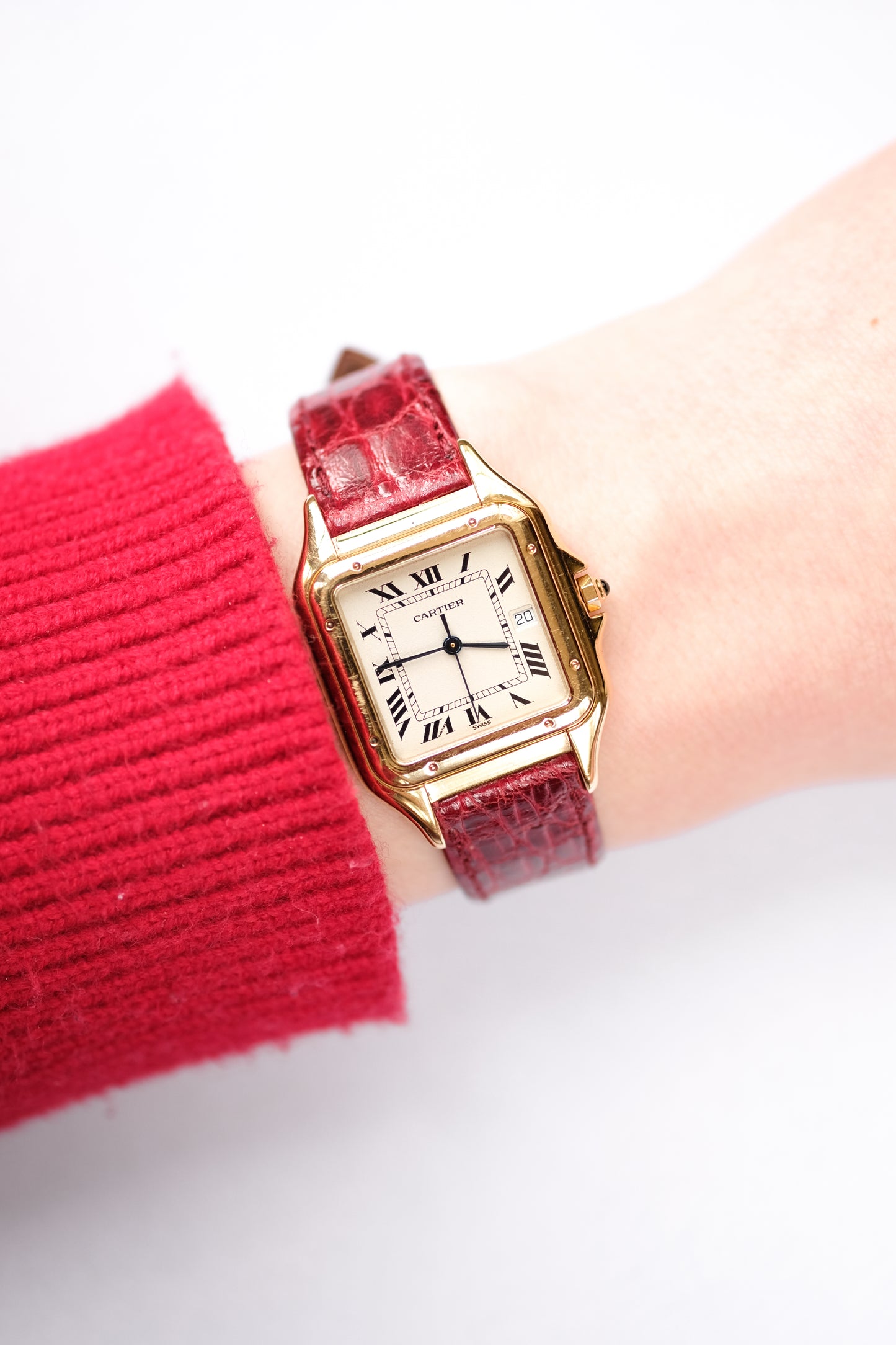 Cartier Panthère large - gold and leather