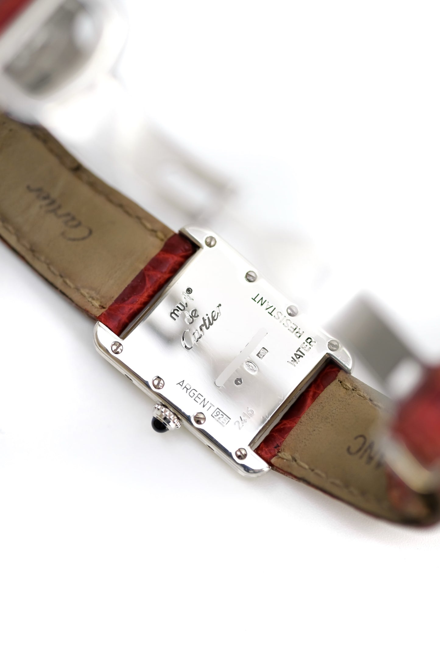 Cartier Tank Must Silver Medium - ref. 2416 - c. 1990