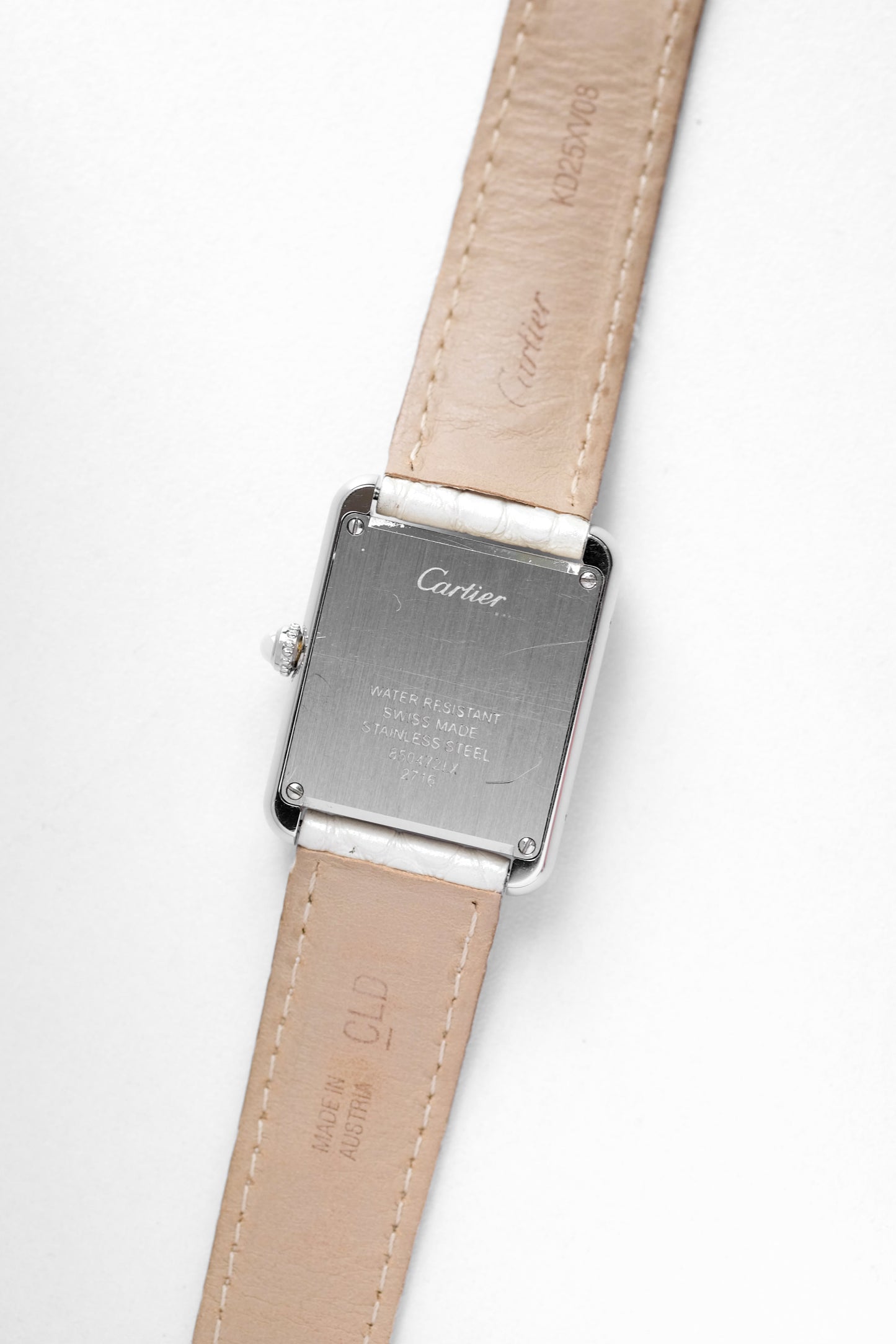 Cartier Tank Solo "siglée" Acier - 2008 (full set)