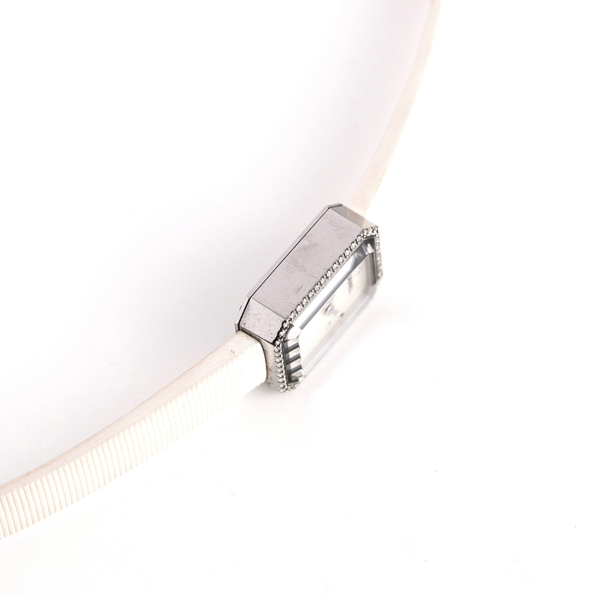 Chanel Première Mini - Steel & Diamonds - ref. H2433