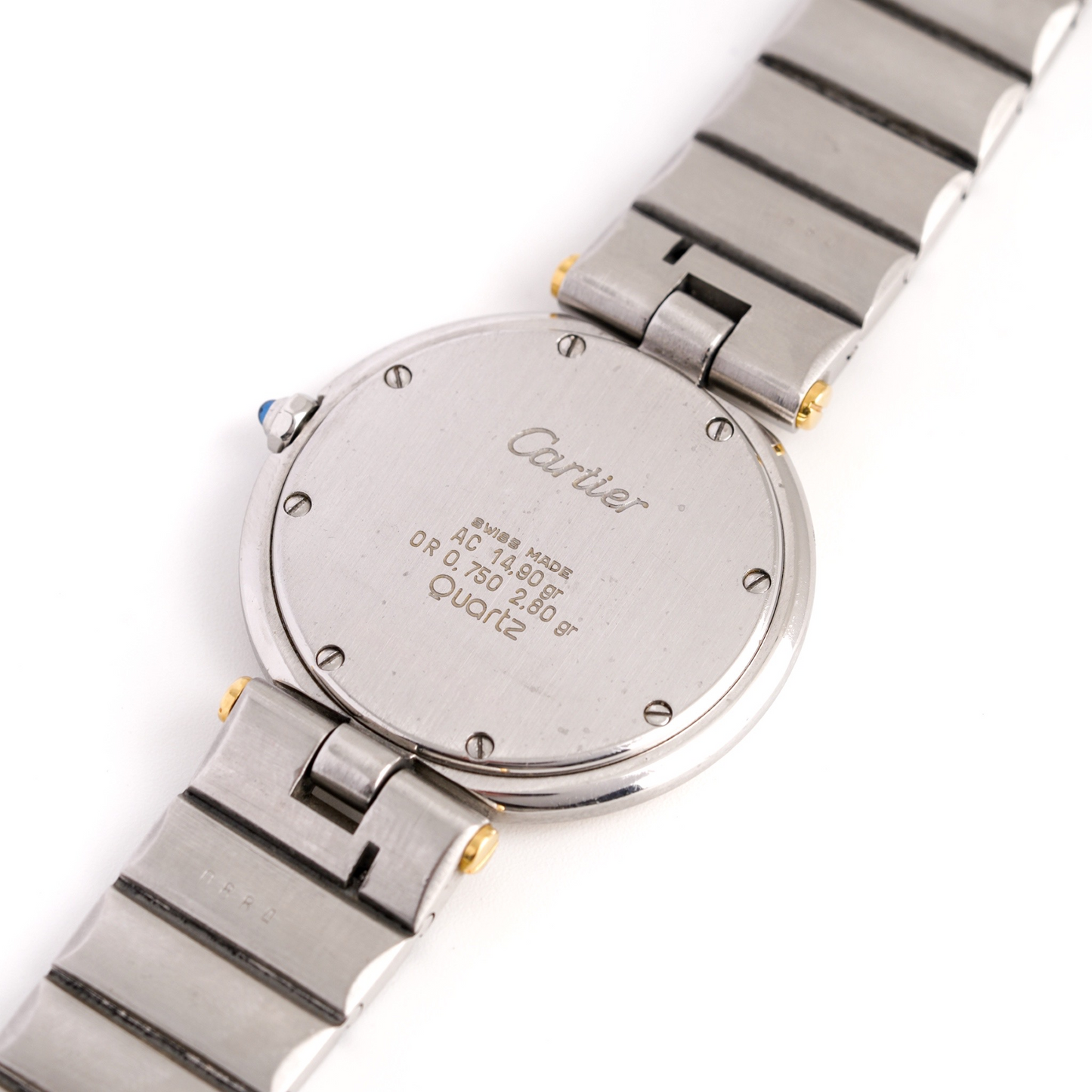 Cartier Santos "Vendôme" Gold & Steel - Large - ref. 81912 - c. 1980-90