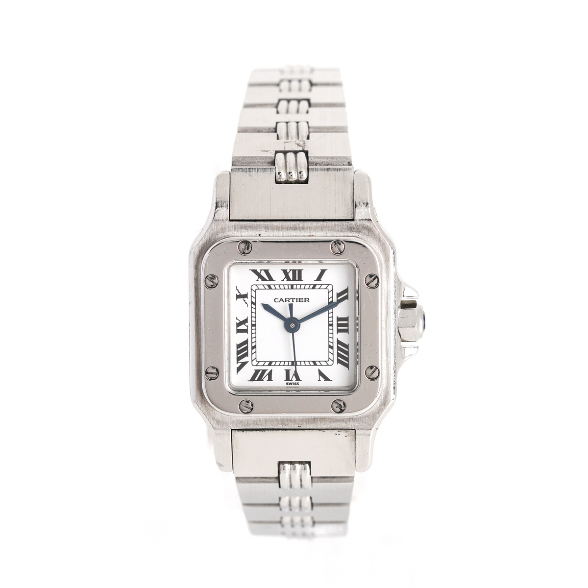 Cartier Santos Carrée Lady Automatique Acier - ref. 0901 - v. 1980