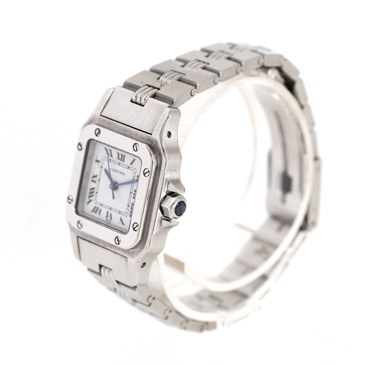 Cartier Santos Carrée Lady Automatique Acier - ref. 0901 - v. 1980