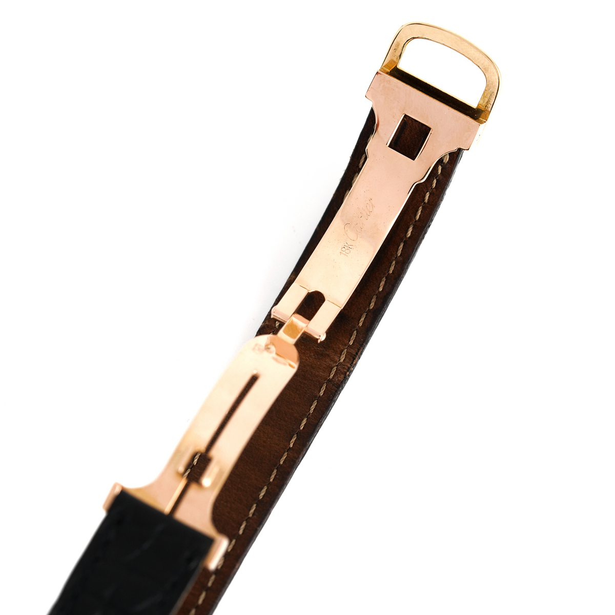 Cartier Cristallor "Paris" Or Jaune, réf. 78095 - Mécanique - v. 1970 (facture & pochette SAV)