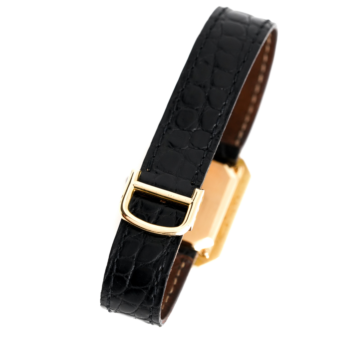 Cartier Cristallor "Paris" Or Jaune, réf. 78095 - Mécanique - v. 1970 (facture & pochette SAV)