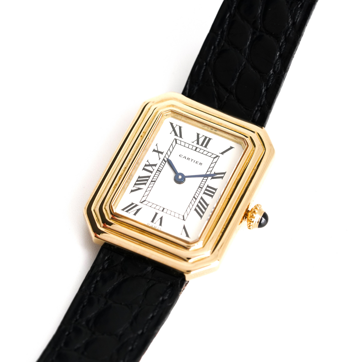 Cartier Cristallor "Paris" Or Jaune, réf. 78095 - Mécanique - v. 1970 (facture & pochette SAV)