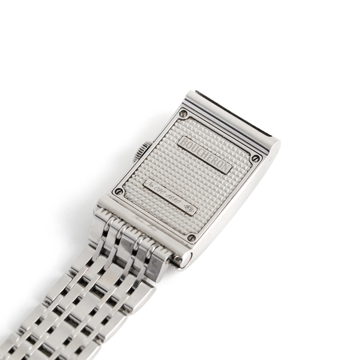Boucheron Reflet Acier & Diamants Medium - v. 1990