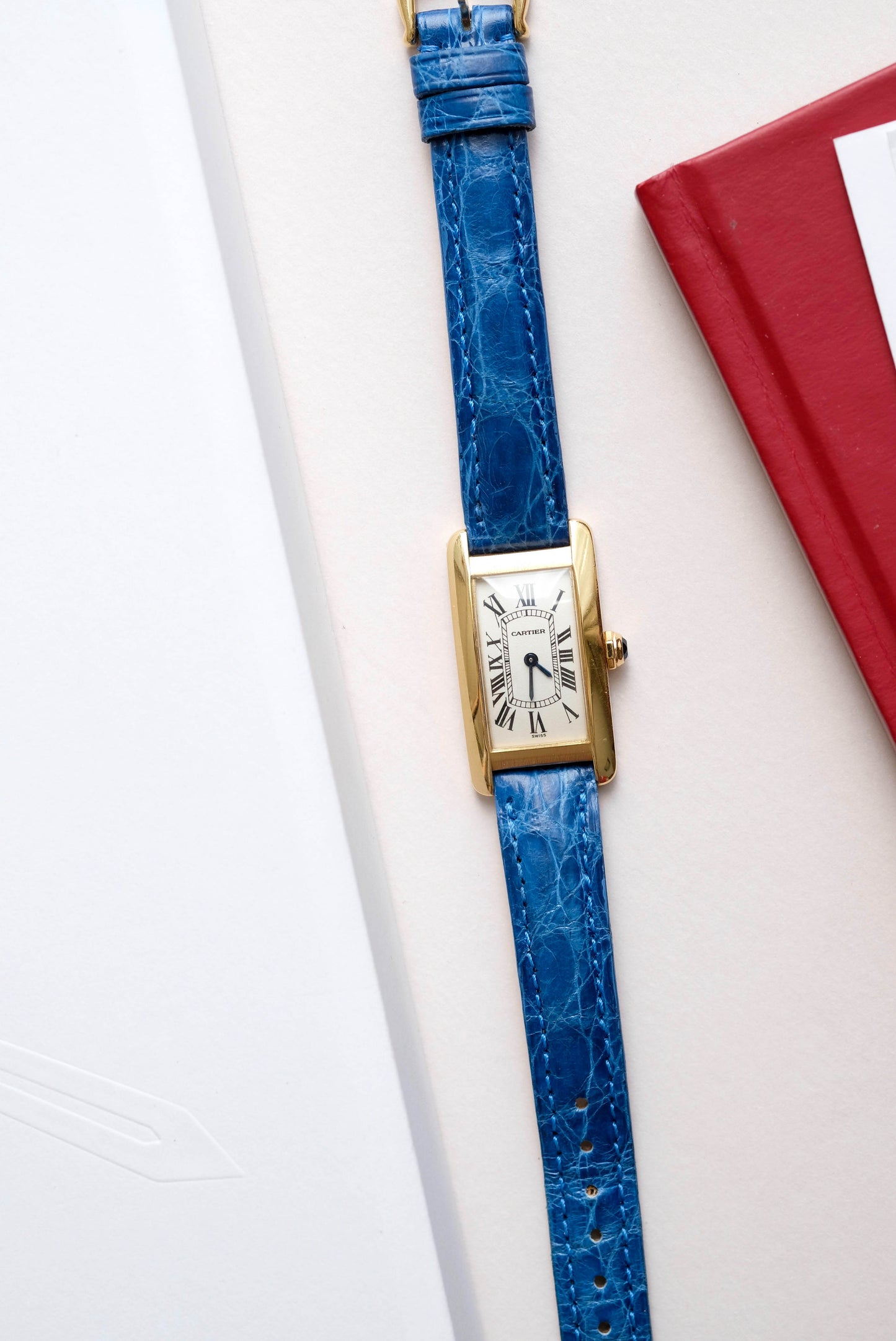 Cartier Tank Américaine Or jaune - full set