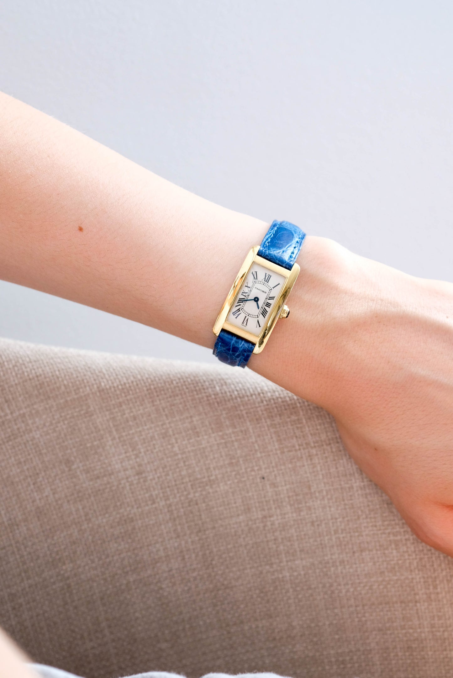 Cartier Tank Américaine Or jaune - full set