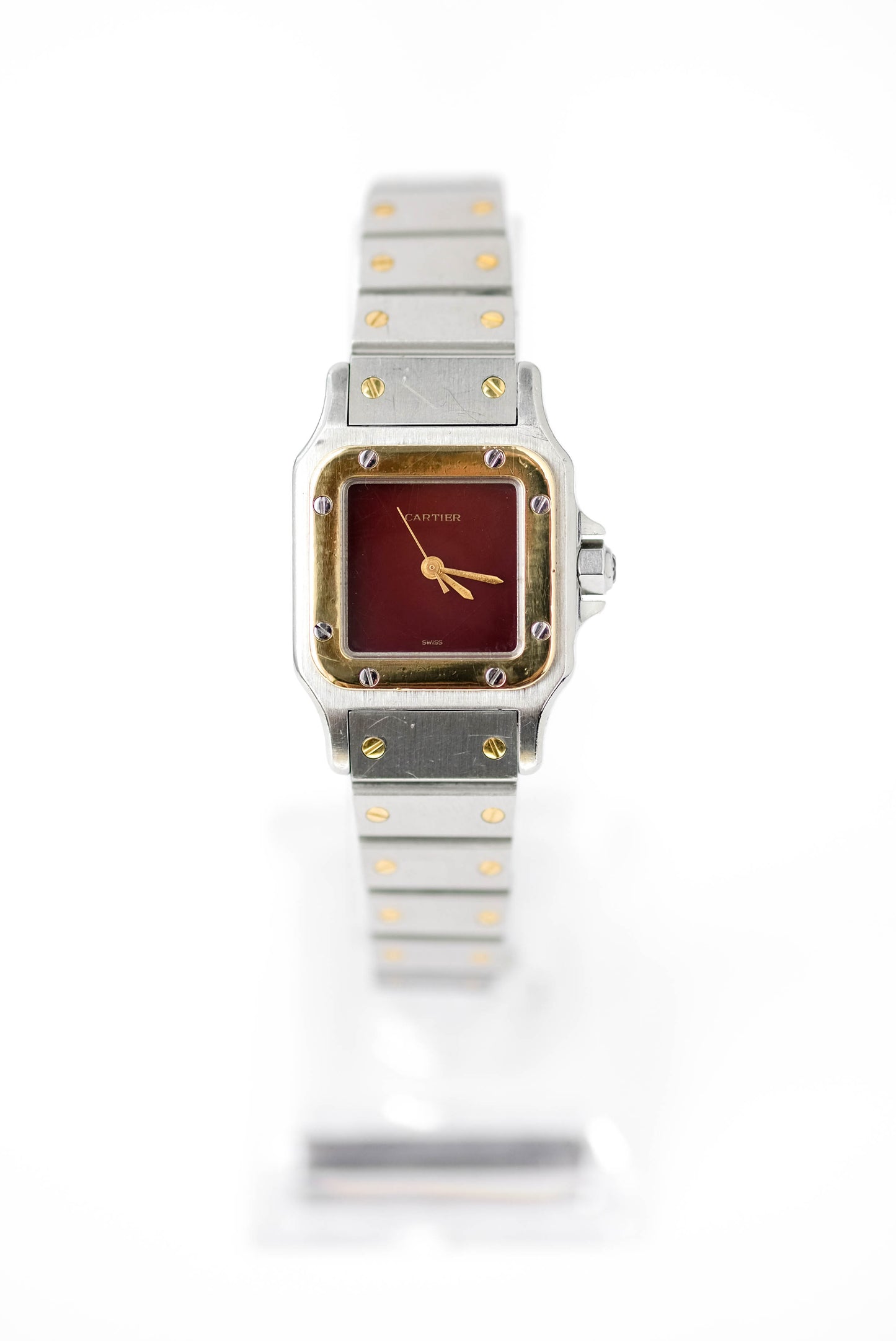 Cartier Santos red dial - 1990s