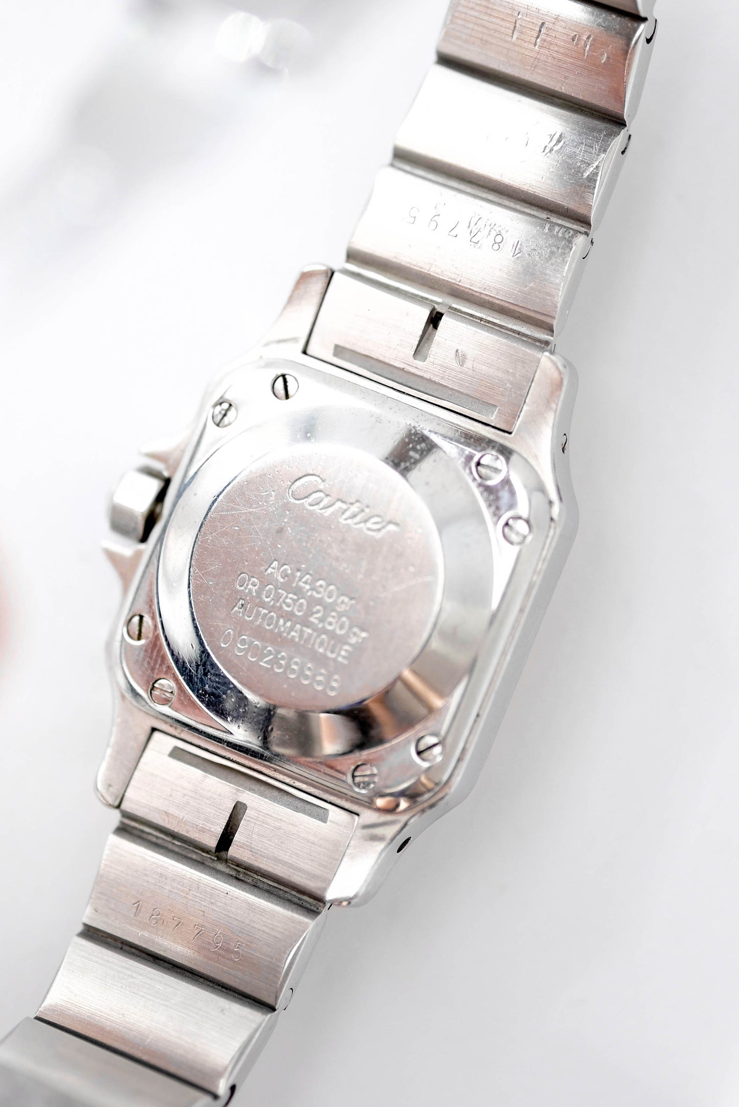 Cartier Santos red dial - 1990s