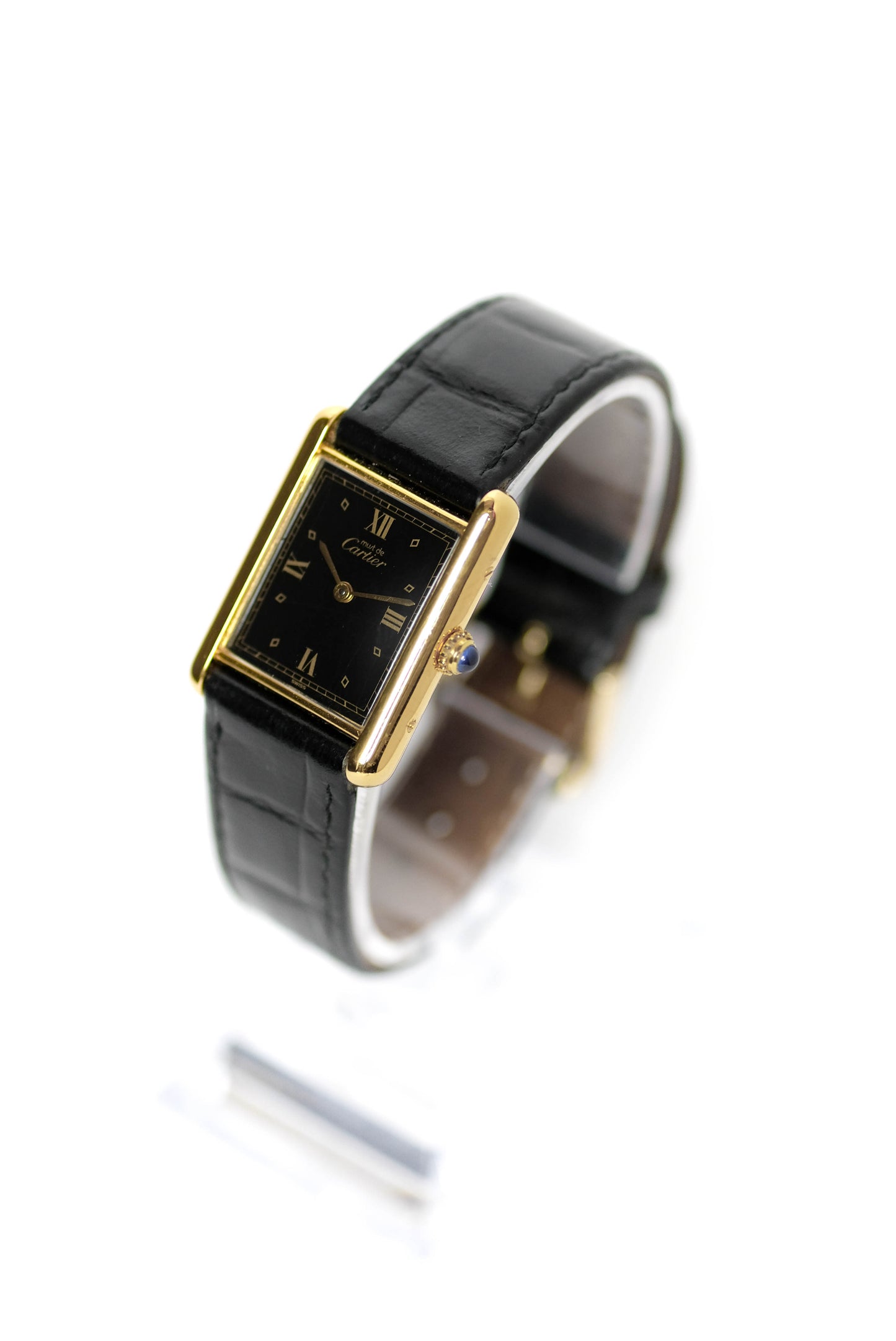 Cartier Tank Must "Black & Gold"