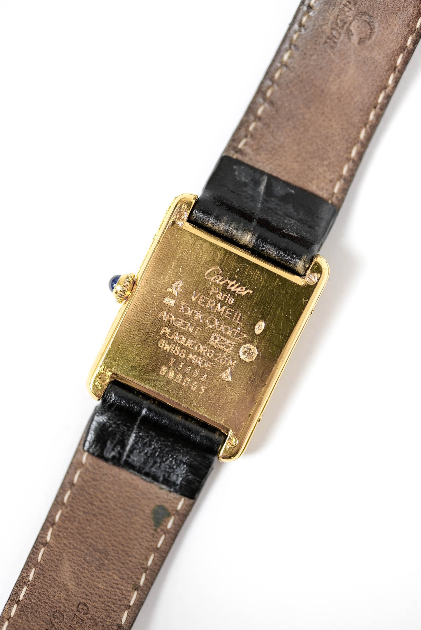 Cartier Tank Must "Black & Gold"