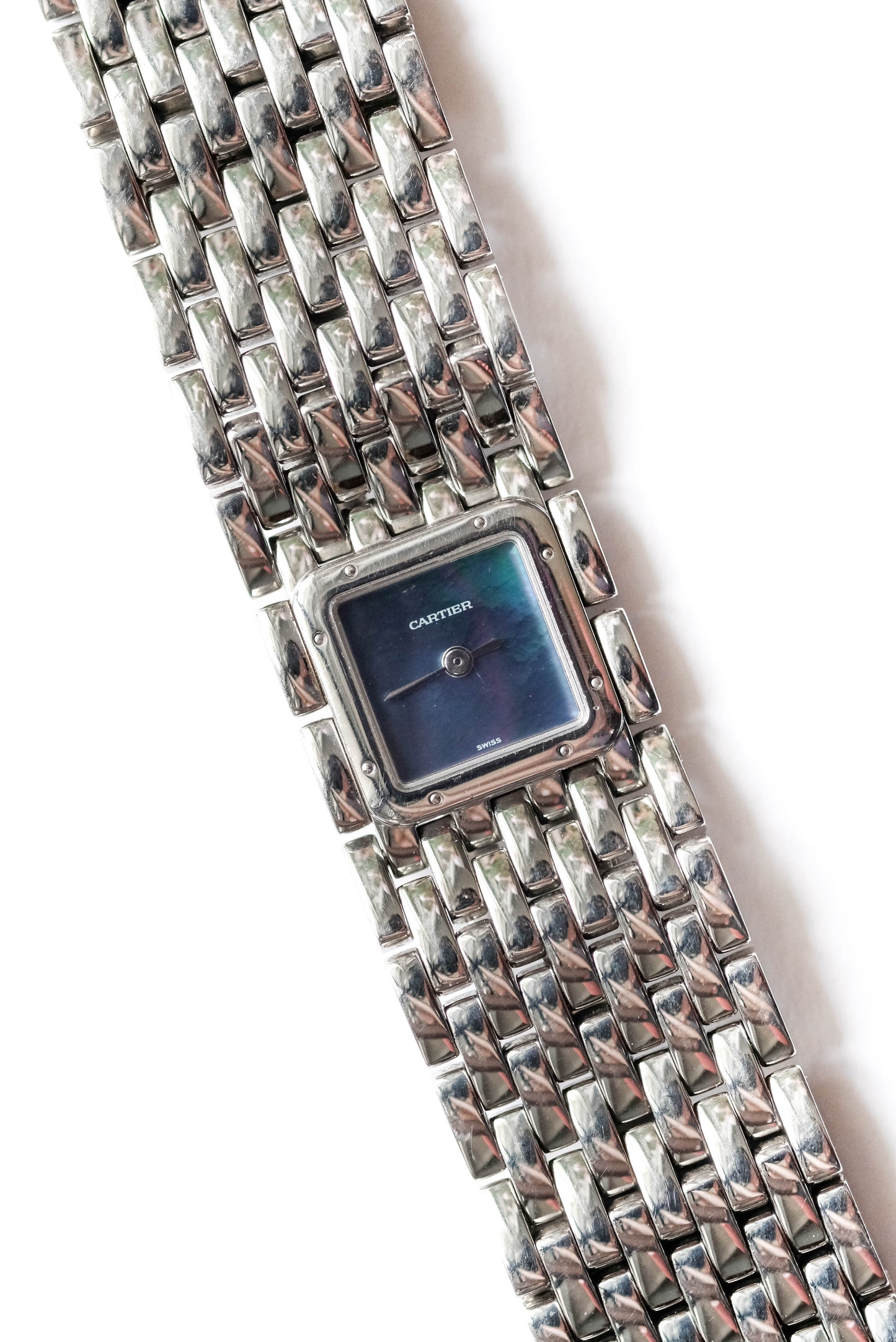 Cartier Panthère Ruban nacre bleue