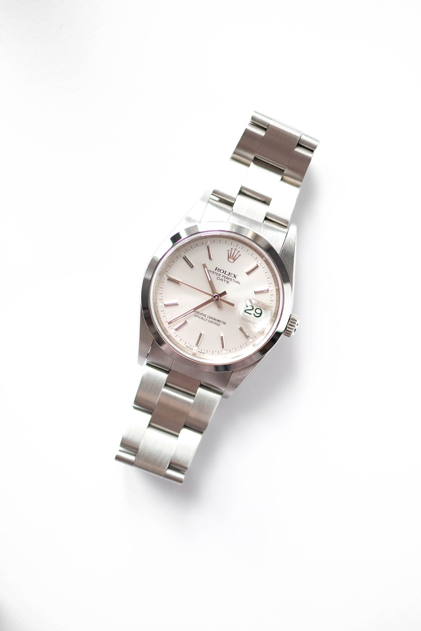 Rolex Date Silver Ref. 15200 - 2002