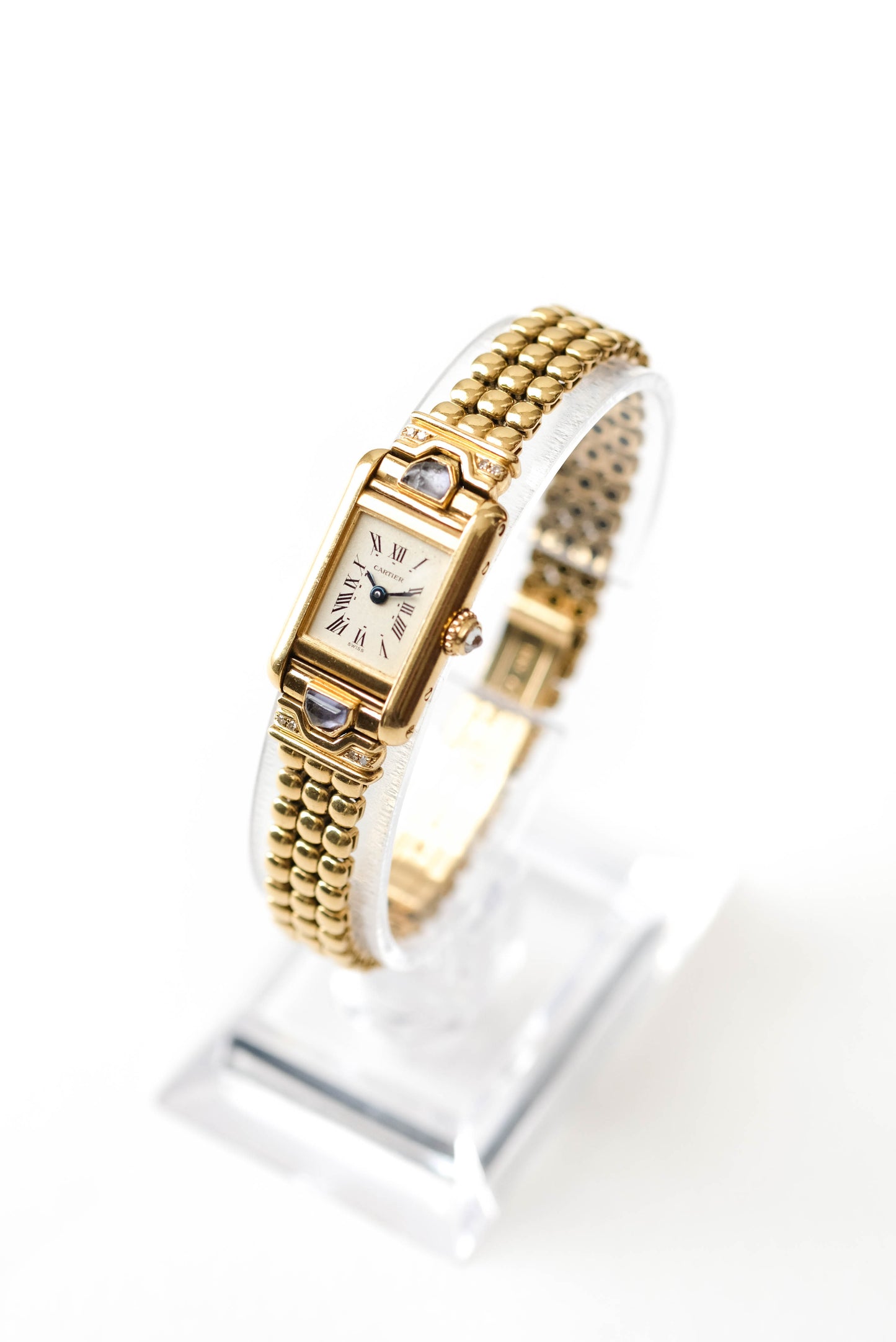 Cartier Tank Louis Cartier Mini on bracelet