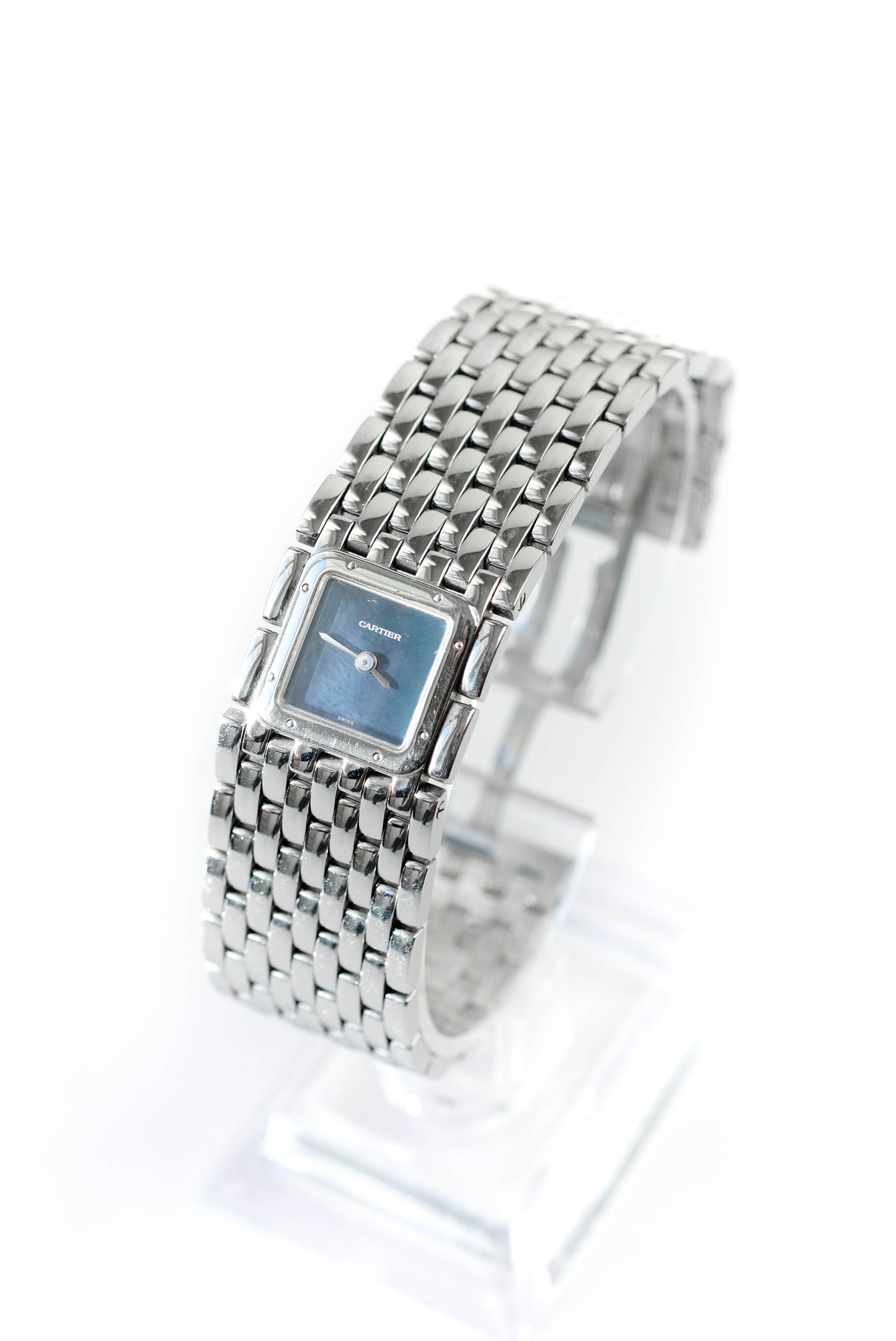 Cartier Panthère Ruban nacre bleue