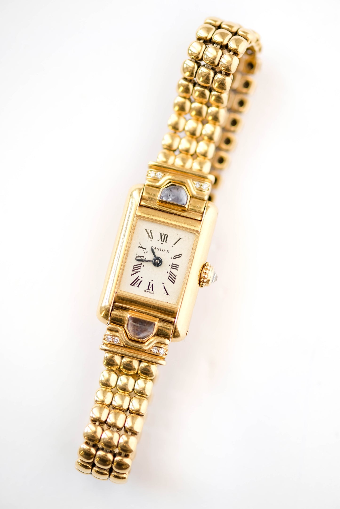 Cartier Tank Louis Cartier Mini on bracelet