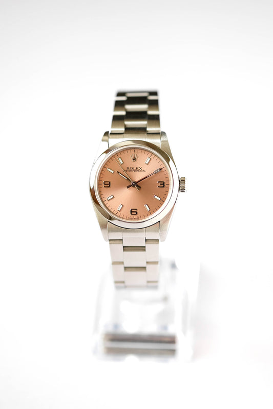 Rolex Oyster Perpetual Salmon pink Ref. 77080 - full set - 2005