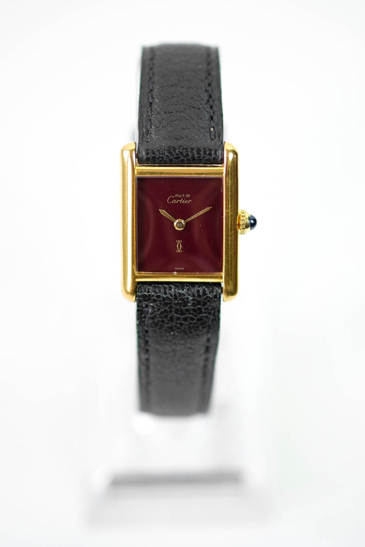 Cartier Tank Must "Red" - 1990s