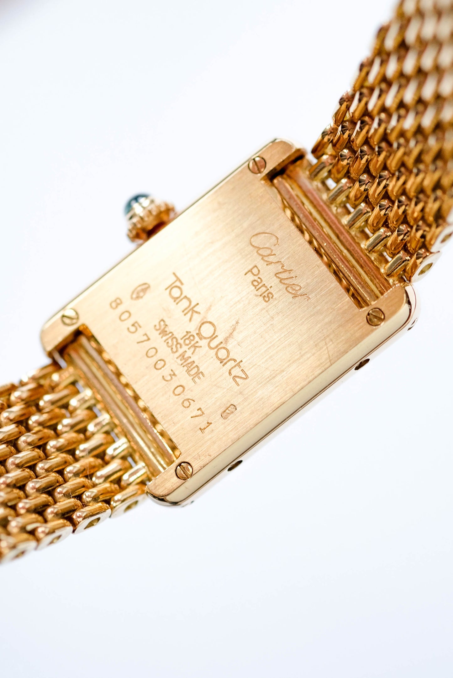 Cartier Tank Louis Cartier "grain de riz" - 1980/90s