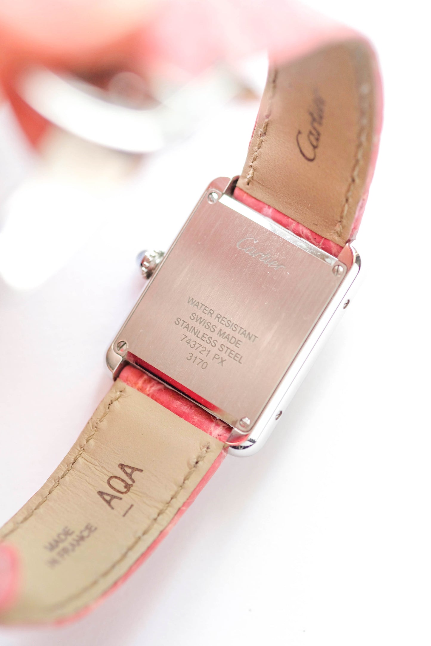 Cartier Tank Solo "pink" - 2011